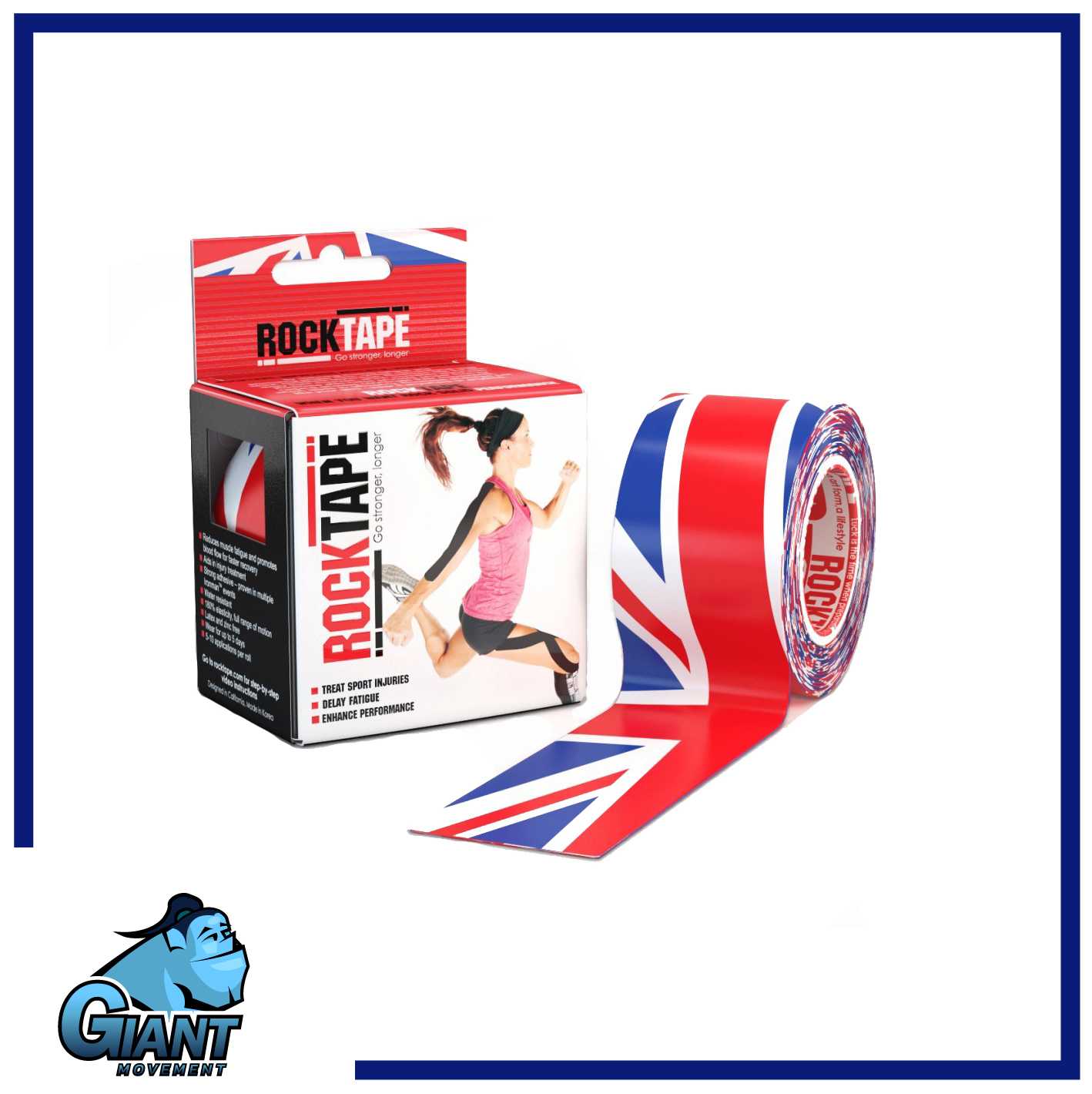 RockTape UK Flag ขนาด 5cm x 5m