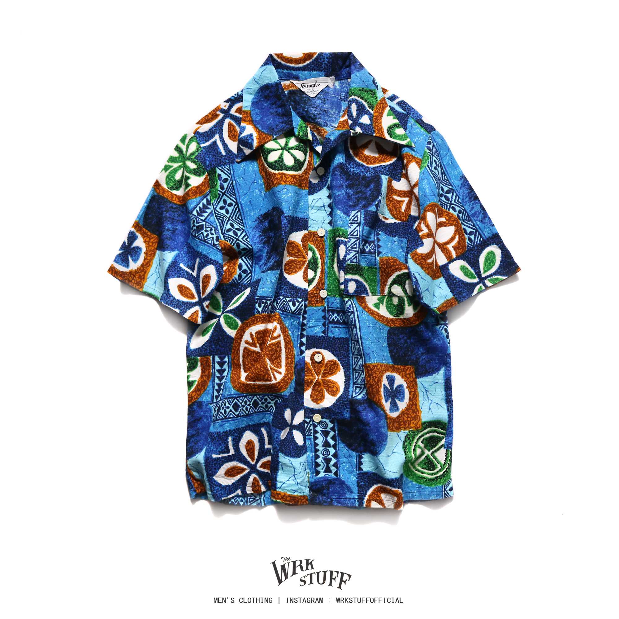 Vtg.Sample Japan Aloha Shirt (S)