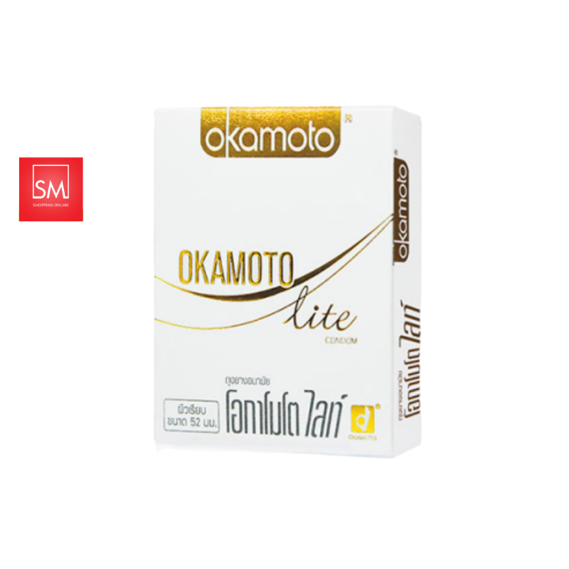 ถุงยางอนามัยโอกาโมโต ไลท์ 2 ชิ้น Okamoto Lite 2 's