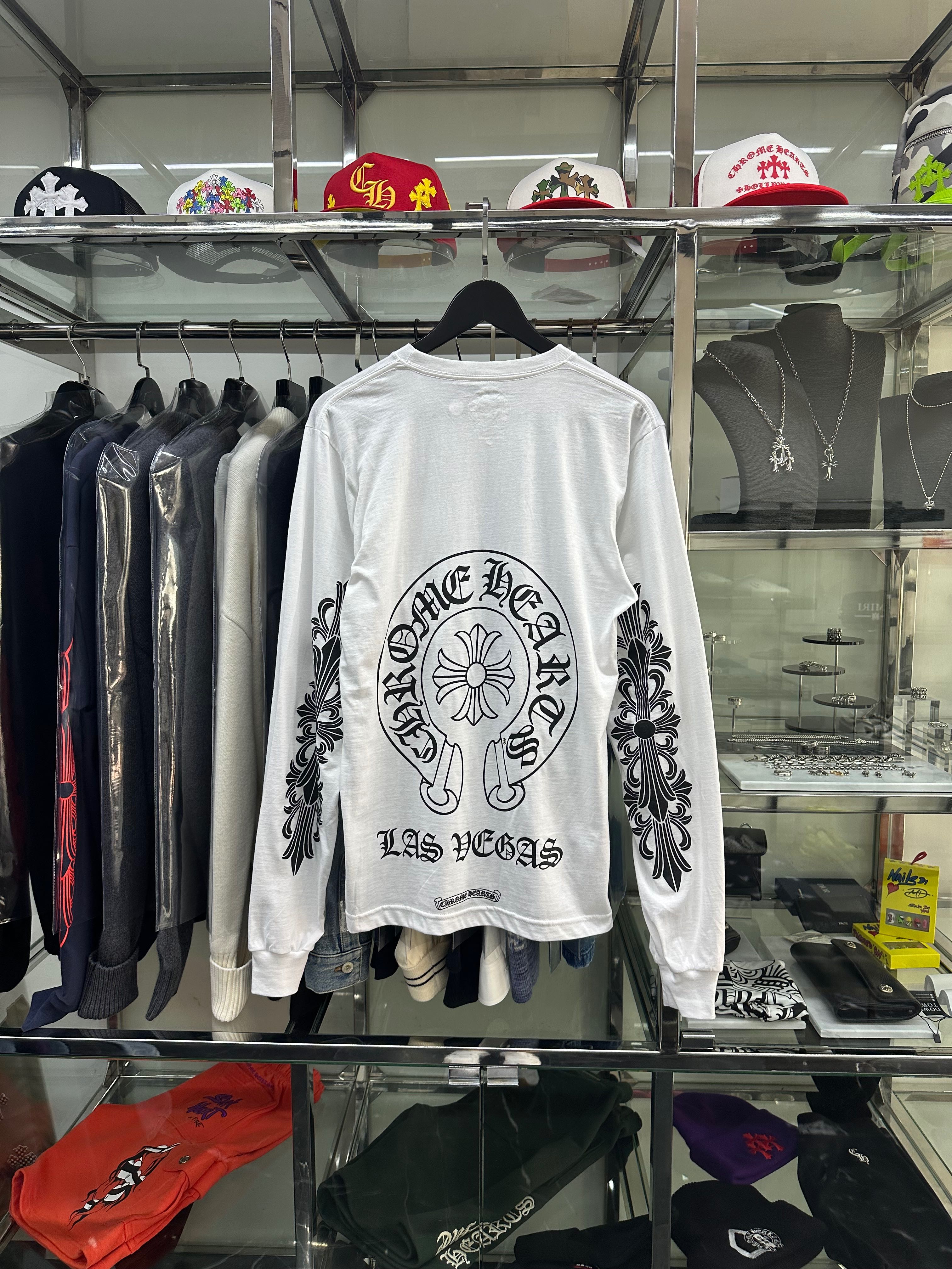 Chrome Hearts Las Vegas White Long Sleeves