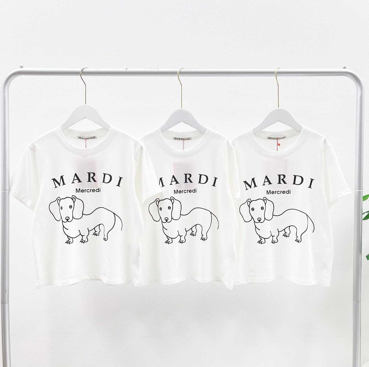Mardi Ddanji Slim CH02 T-Shirt (Ivory/Black)