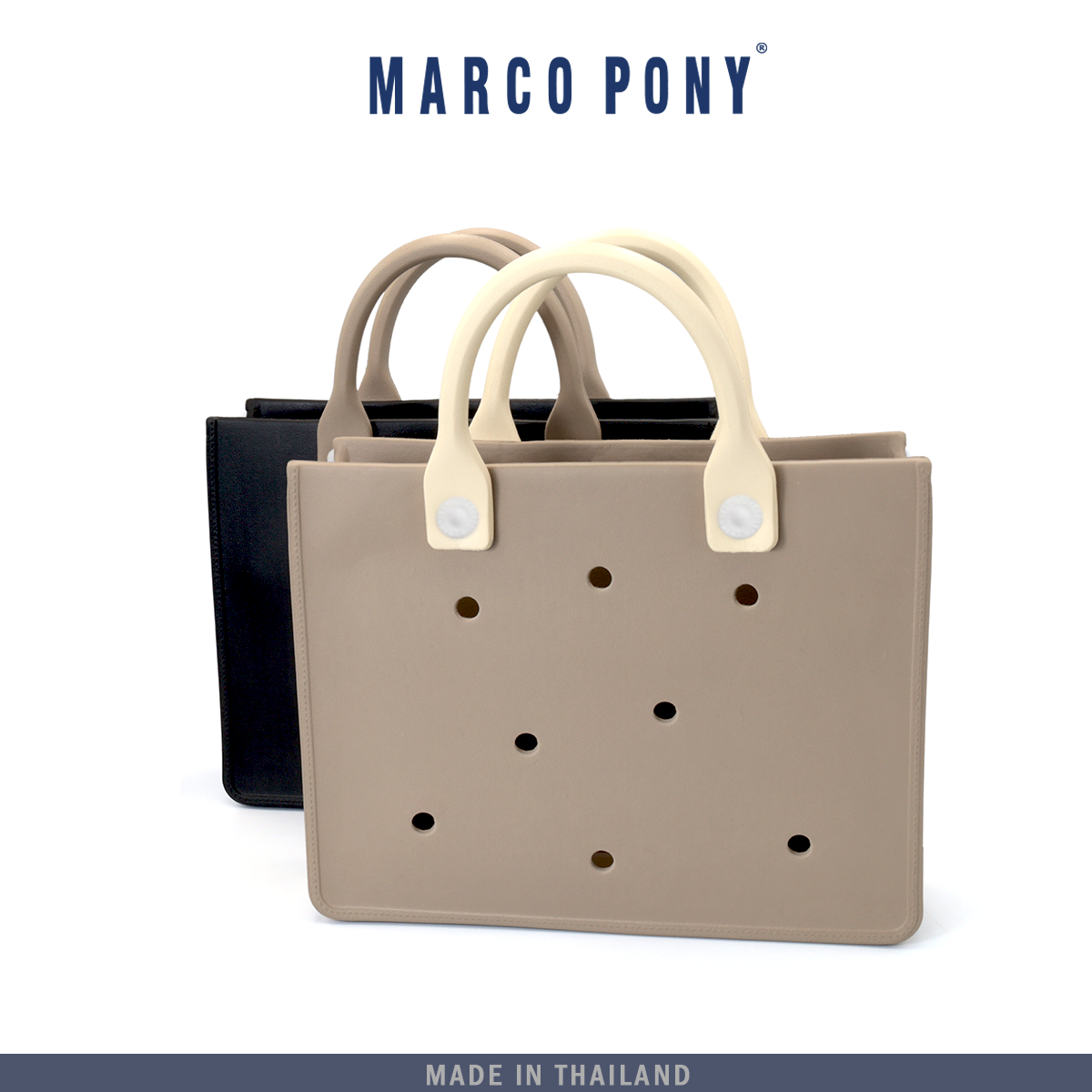 Marco Pony รุ่น BP1004 กระเป๋าถือ กระเป๋าแฟชั่น ทรงโท้ท Size 21.5 x 27 CM