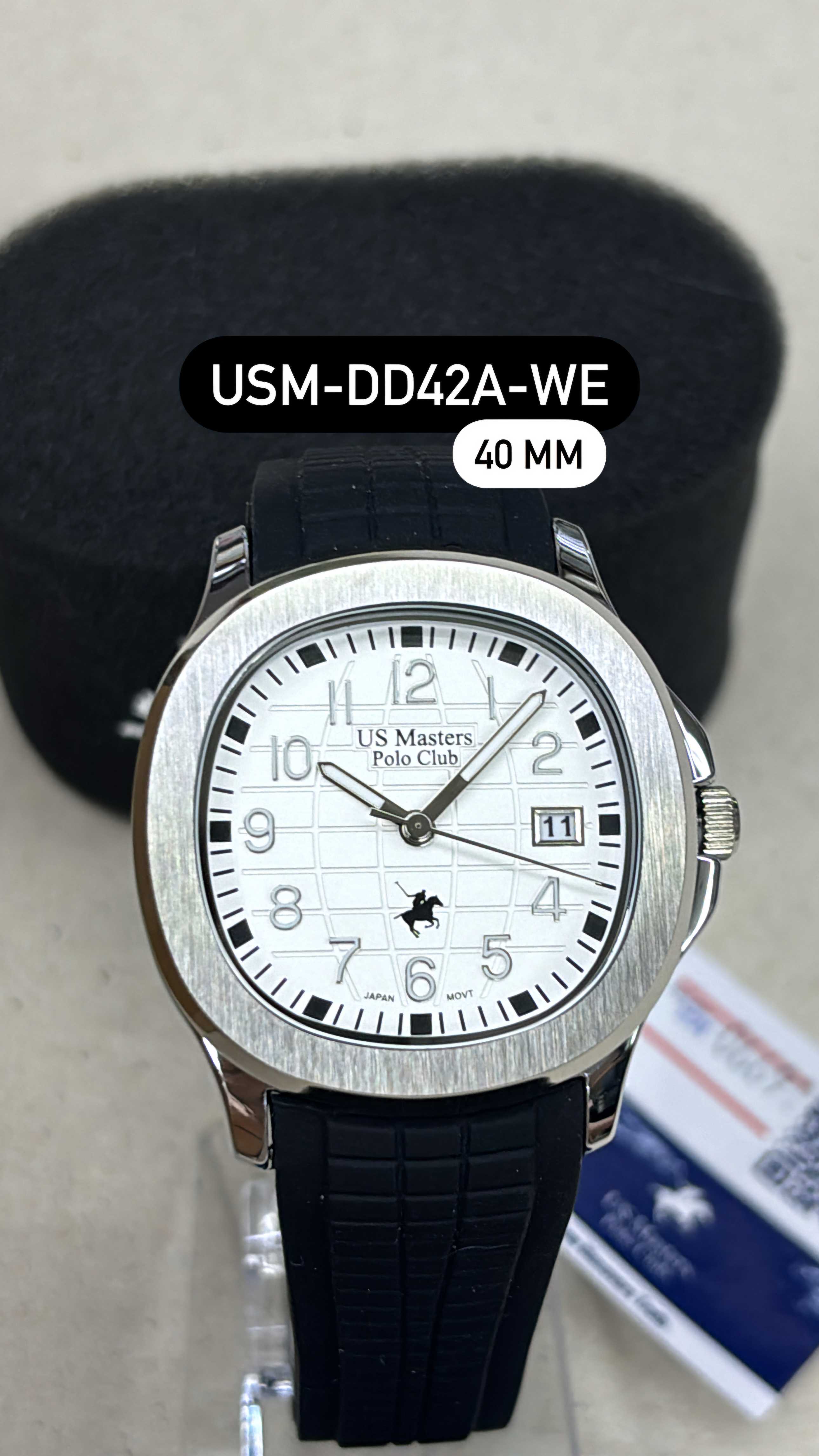 US MASTER Polo Club นาฬิกาข้อมือผู้ชาย สายยางSILICON รุ่น USM-DD42A-WE