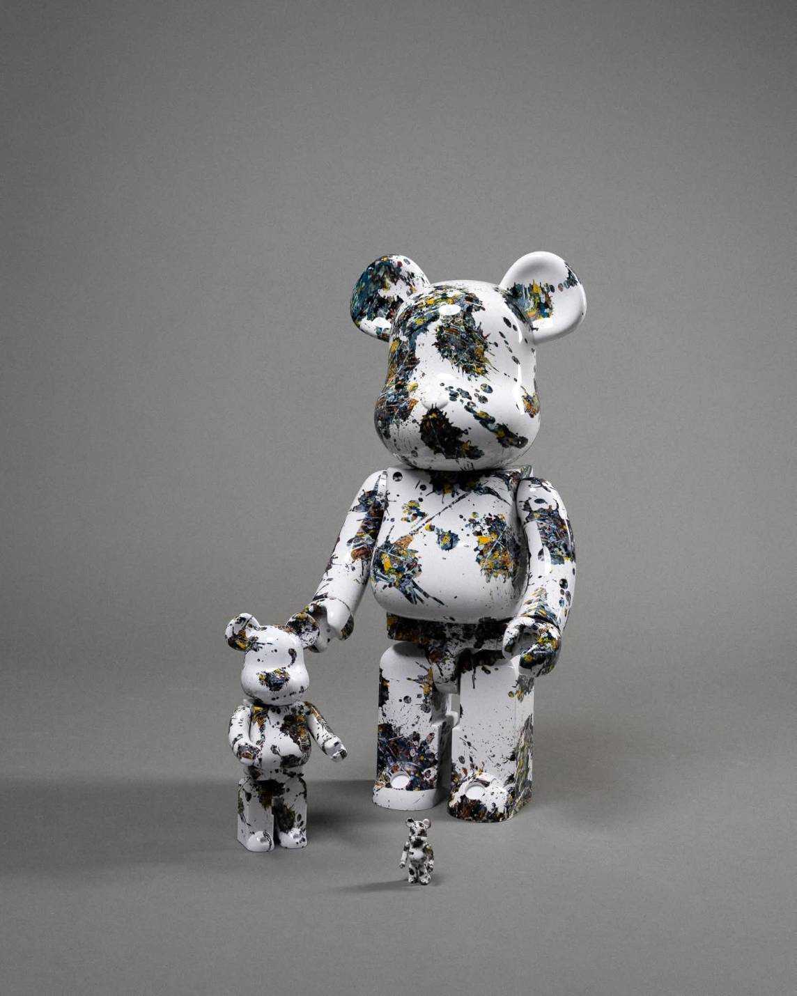 Be@rbrick Jackson pollock splash 1000%