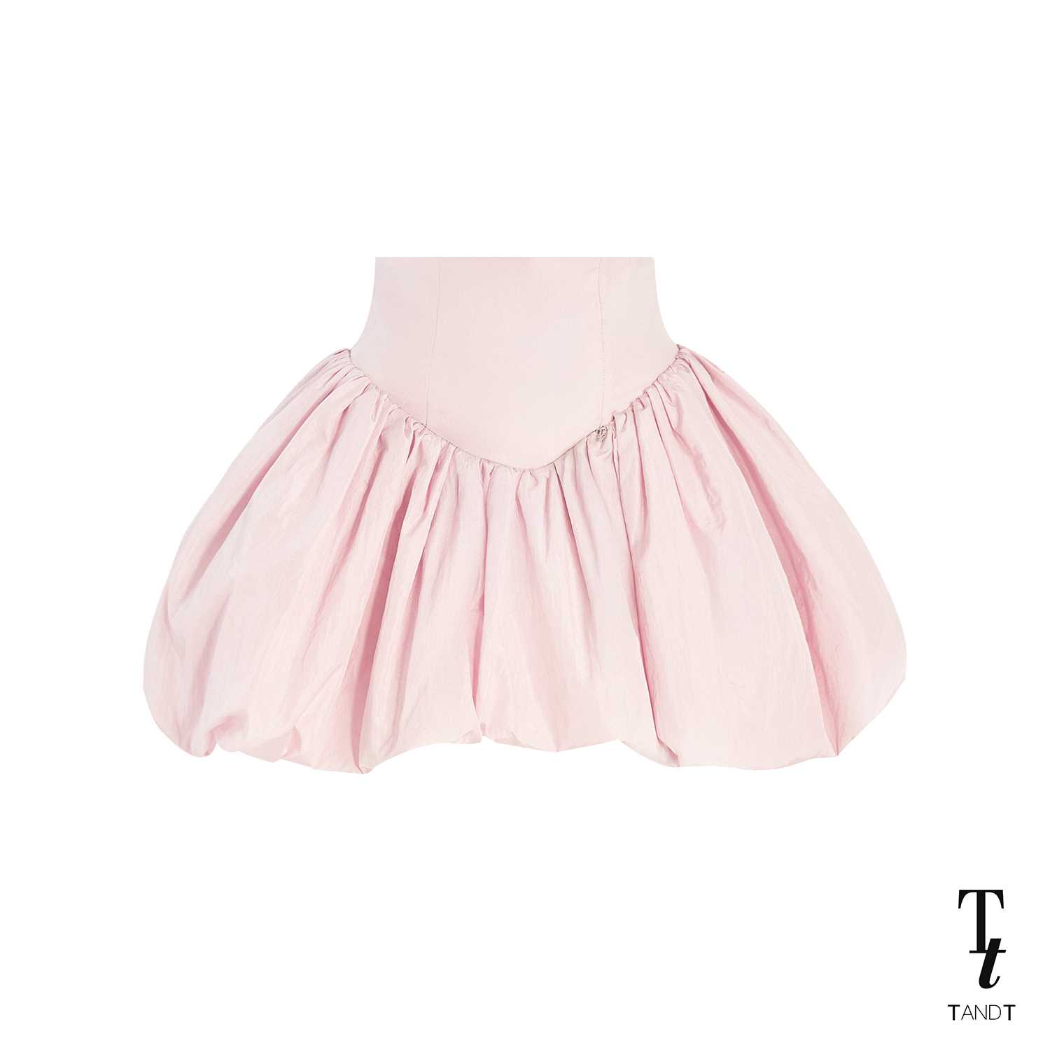 TandT - CLOUDY PINK SKORT - HIGH WAIST BALLOON SKORT