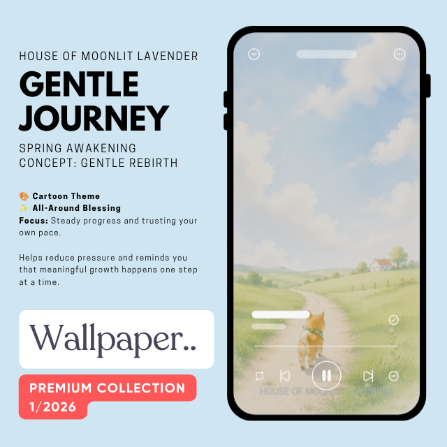 วอลเปเปอร์พรีเมี่ยมคอลเลกชั่น 1/2026 | GENTLE JOURNEY