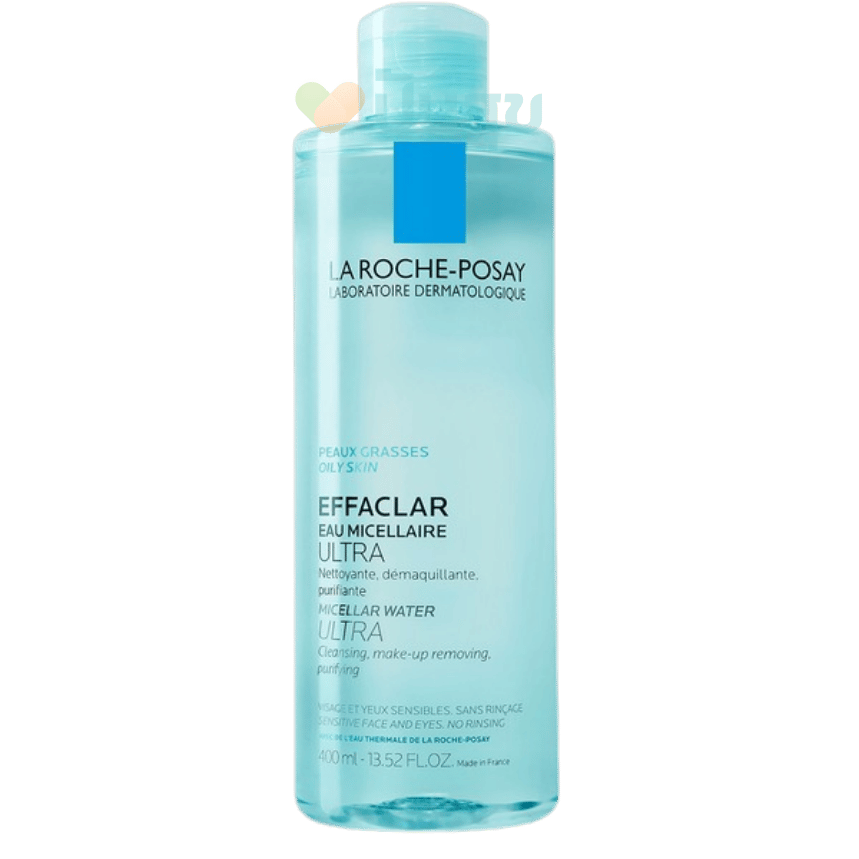 LA ROCHE-POSAY EFFACLAR MICELLAR WATER ULTRA (400ml) คลีนซิ่งน้ำแร่สำหรับผิวมันและเป็นสิวง่าย