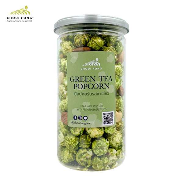 ป๊อบคอร์นชาเขียว ขนาด 110 กรัม GREEN TEA POPCORN 110 g