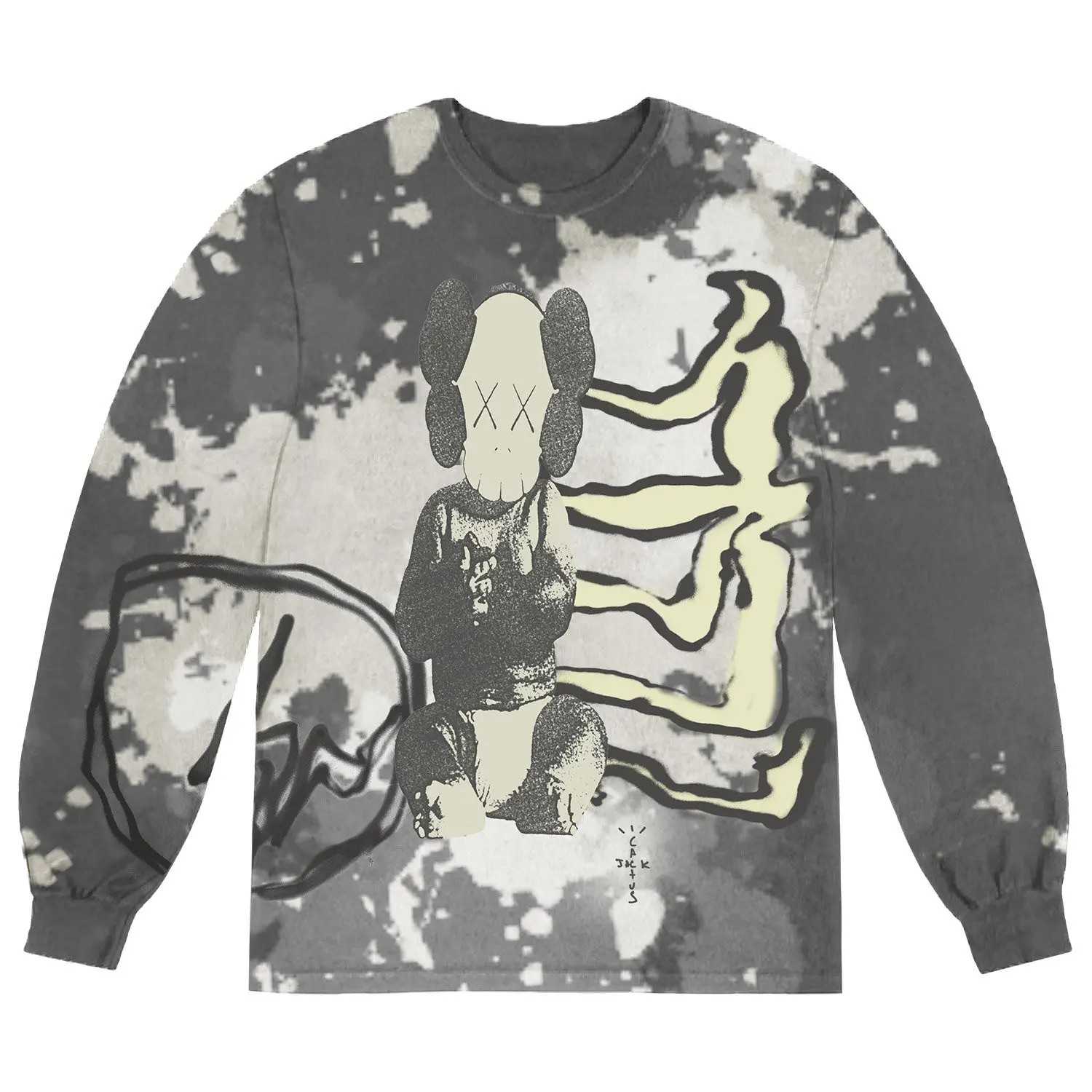 Travis Scott Cactus Jack x Kaws x Fragment L/S (TIE DYE)
