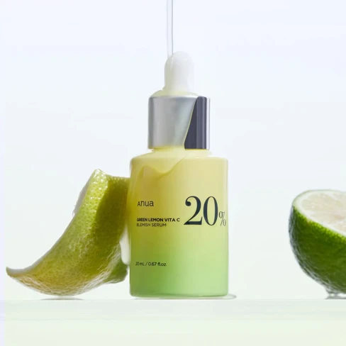 Anua Green Lemon Vitamin C Blemish Serum เซรั่มวิตตามิน C 20% เข้มข้น ลดจุดด่างดำ รอยสิว ผิวหมองคล้ำ