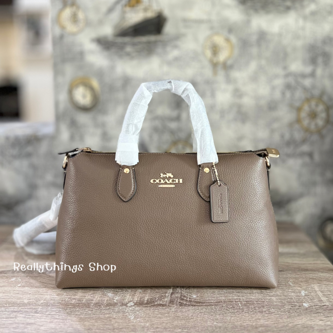 {แท้💯%📮พร้อมส่ง+ส่งฟรี} กระเป๋า Coach Georgia Satchel Bag (CR156)