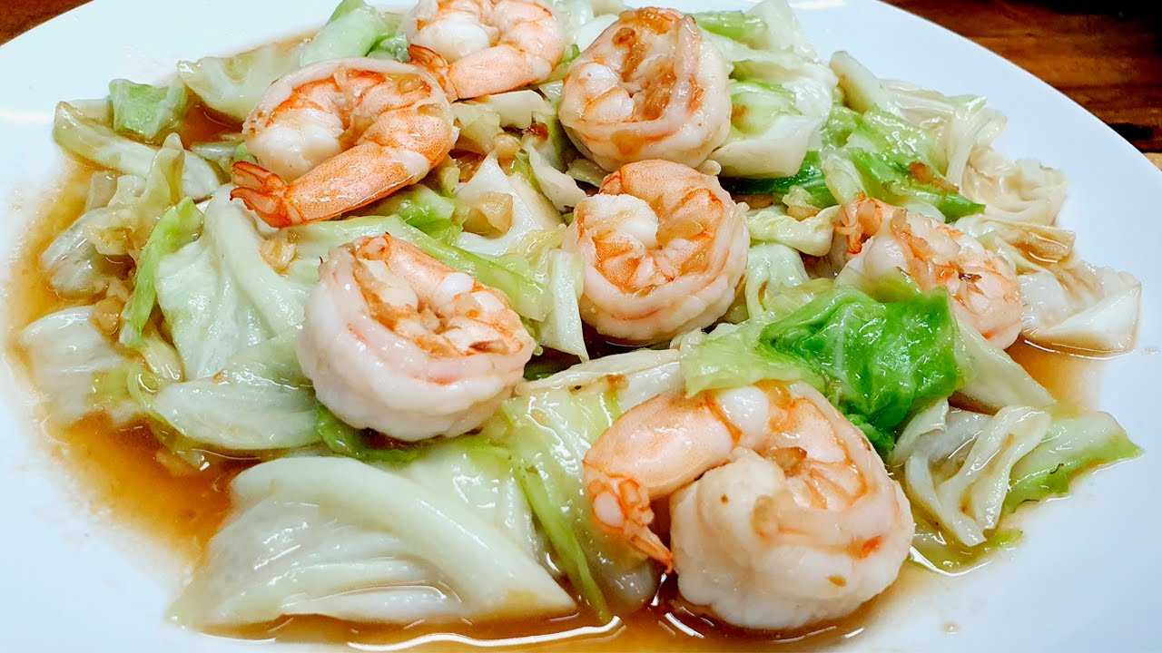 ผักกาดขาวน้ำมันหอย Stir-fried Chinese cabbage