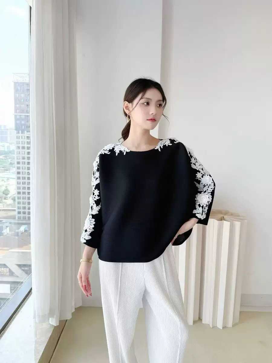 PleatByNisa B13 เสื้ออัดพลีทผ้าพรีเมียม เนื้อผ้าคุณภาพ Polyester100%