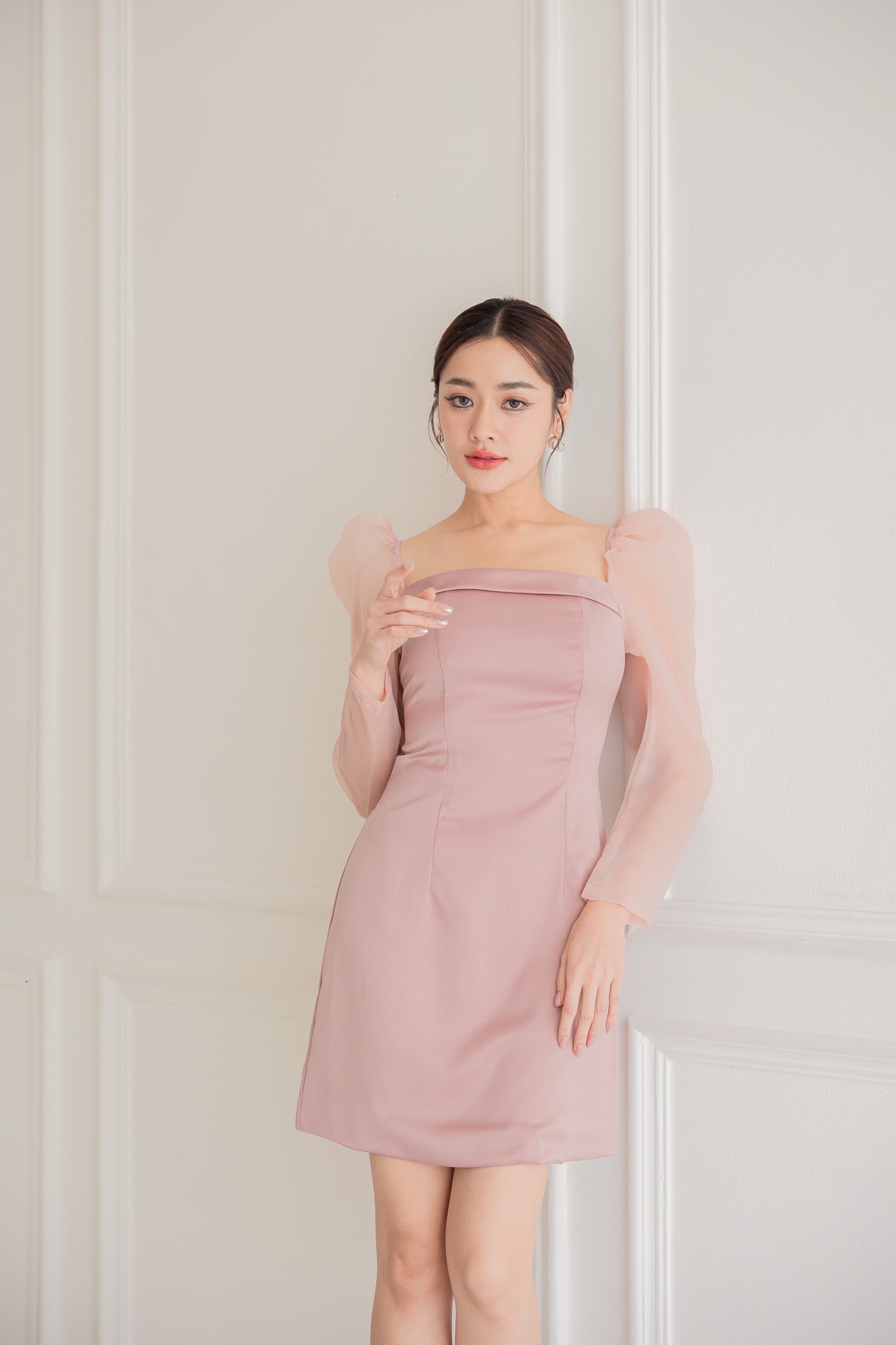 ชุดเดรสไปงานแต่ง ชุดออกงาน MY LADY BY BAIFERN - ML0448