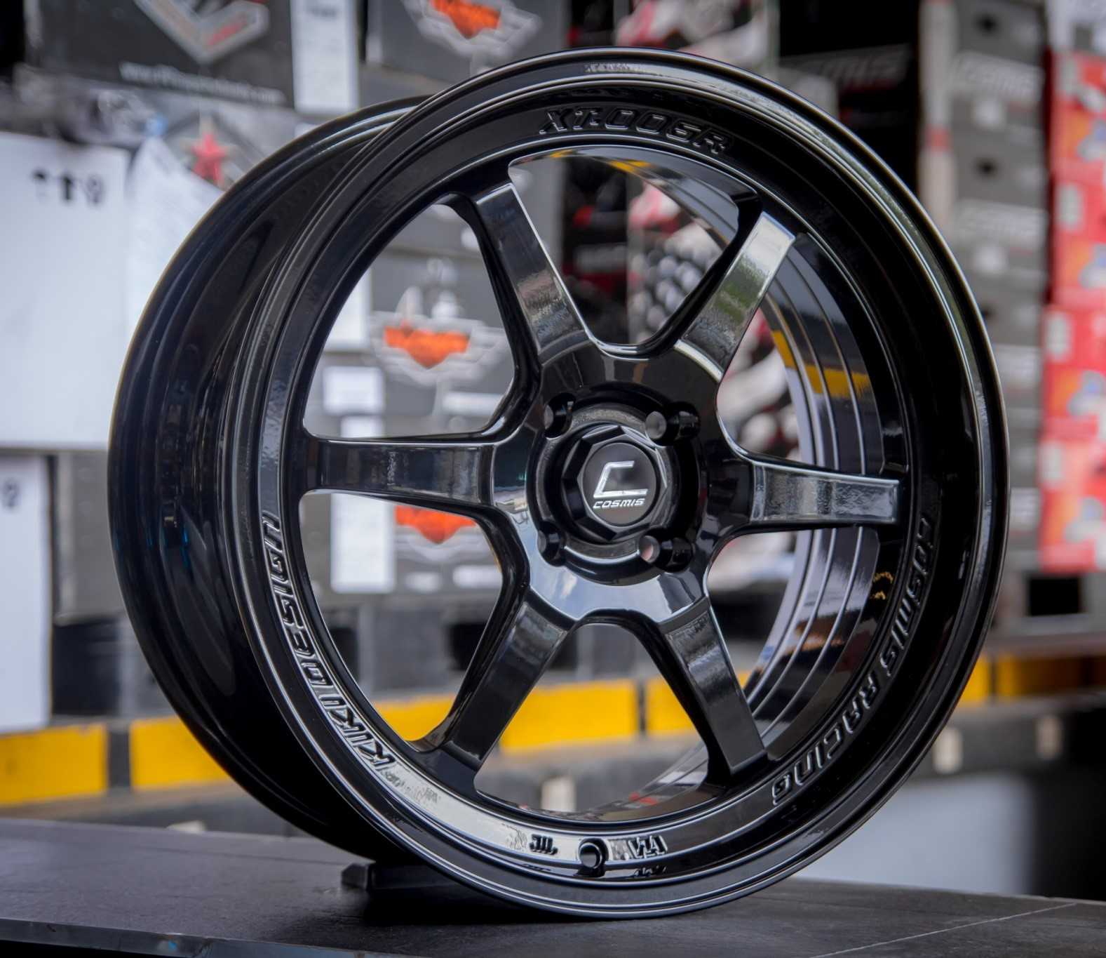 แม็กซ์ XT-006R(9944) 17X7.5 4X100 ET38 CB.73.1 DEEP-BLACK (สีดำพิเศษ)Custom