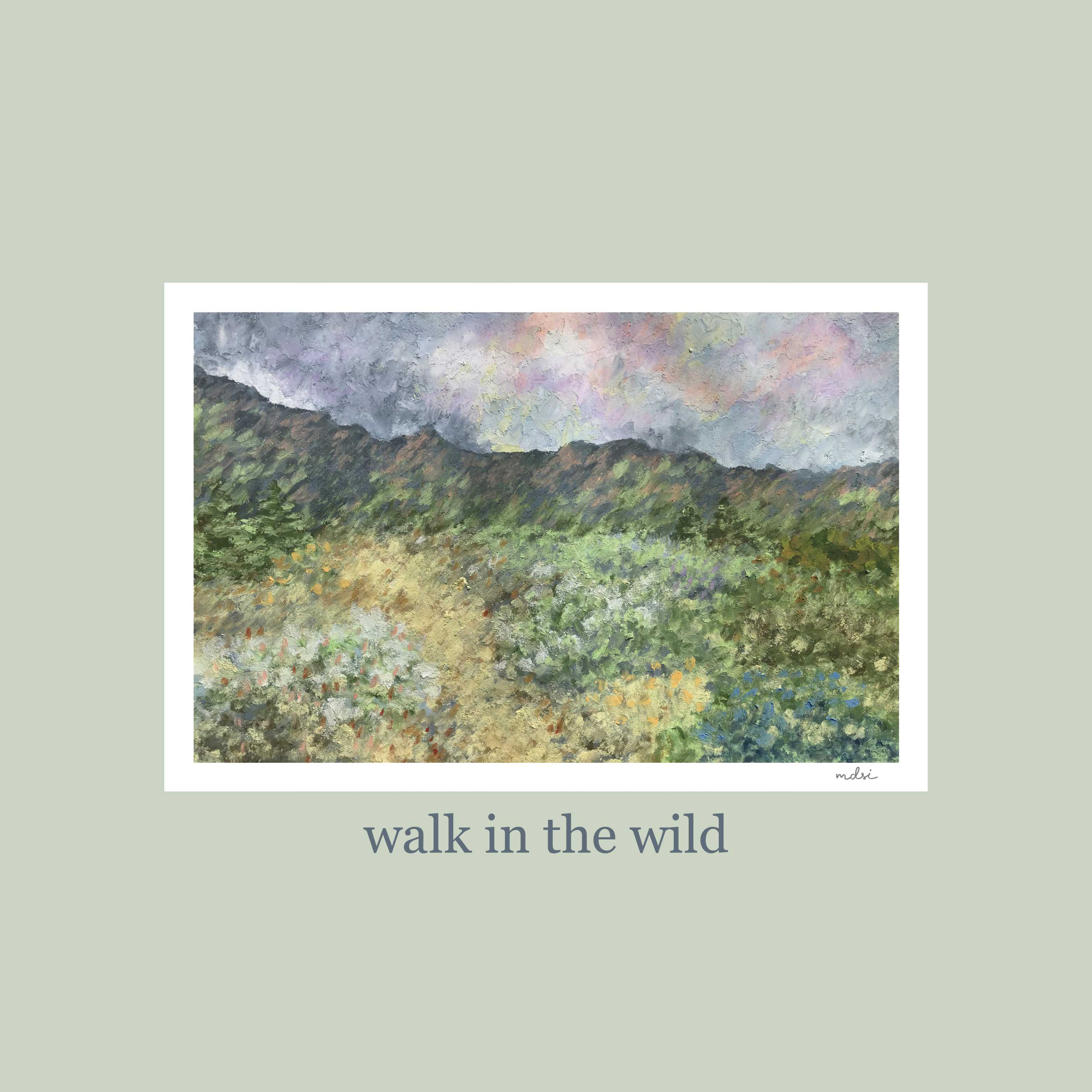 walk in the wild postcard