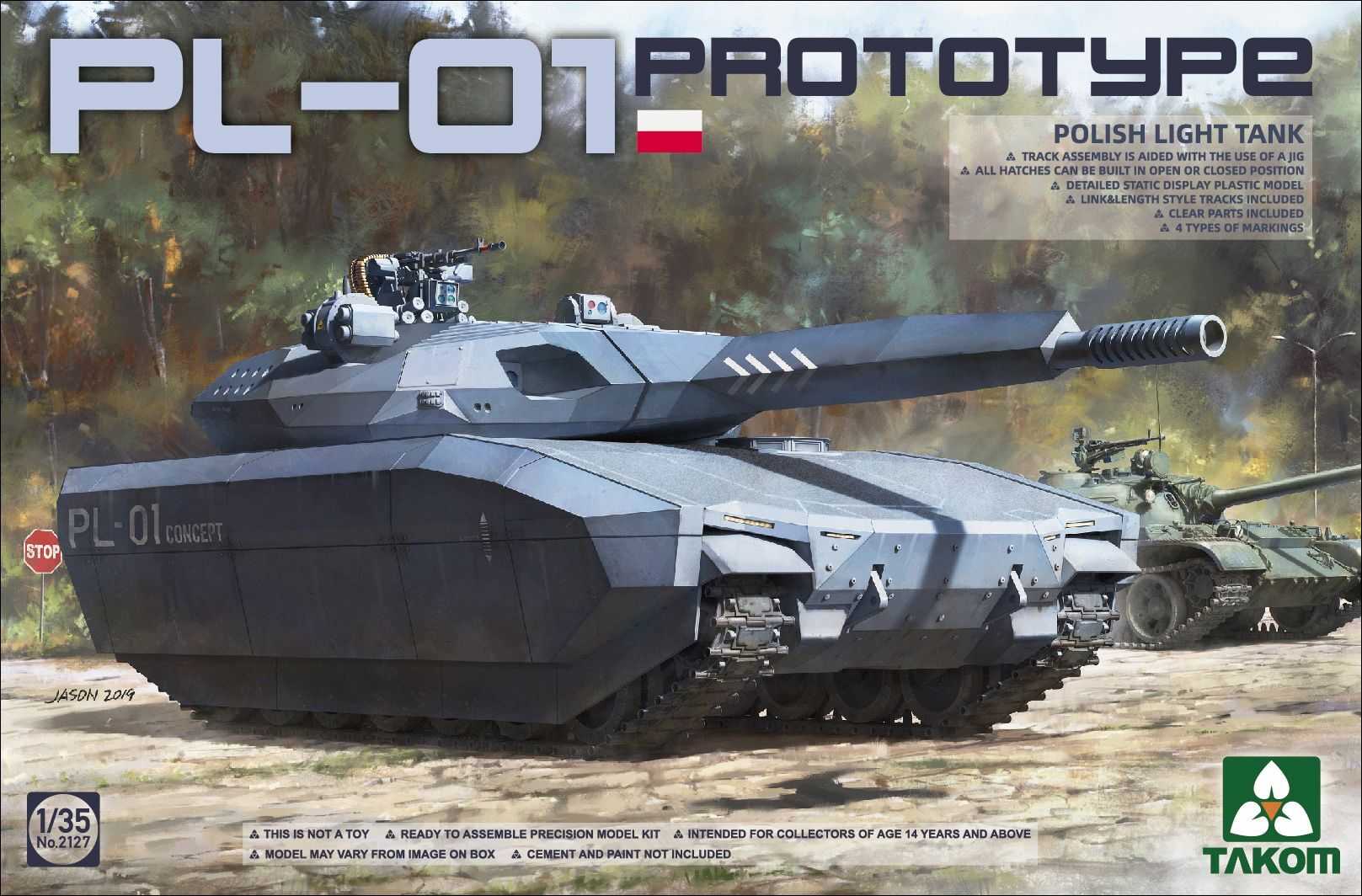 1/35 Polish PL-01 Prototype light tank