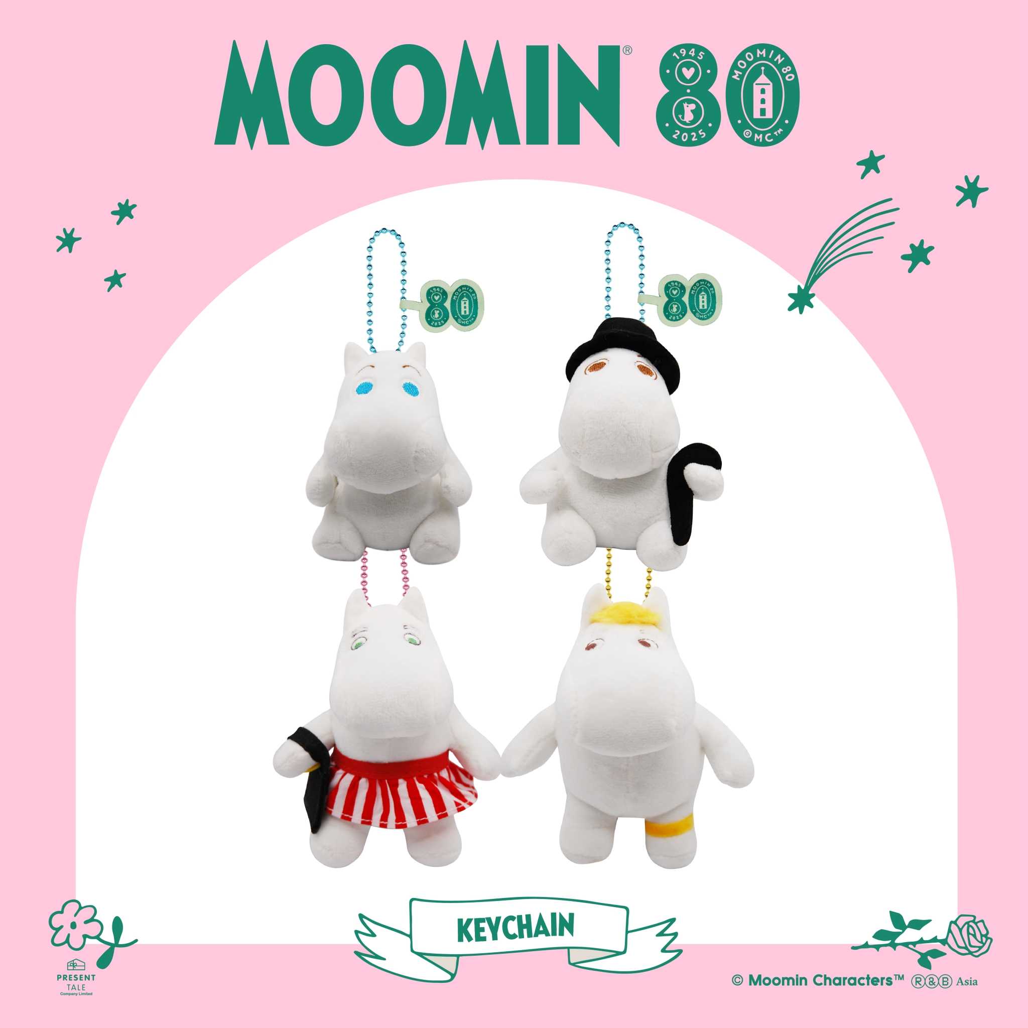 Keychain Moomin Family Collection