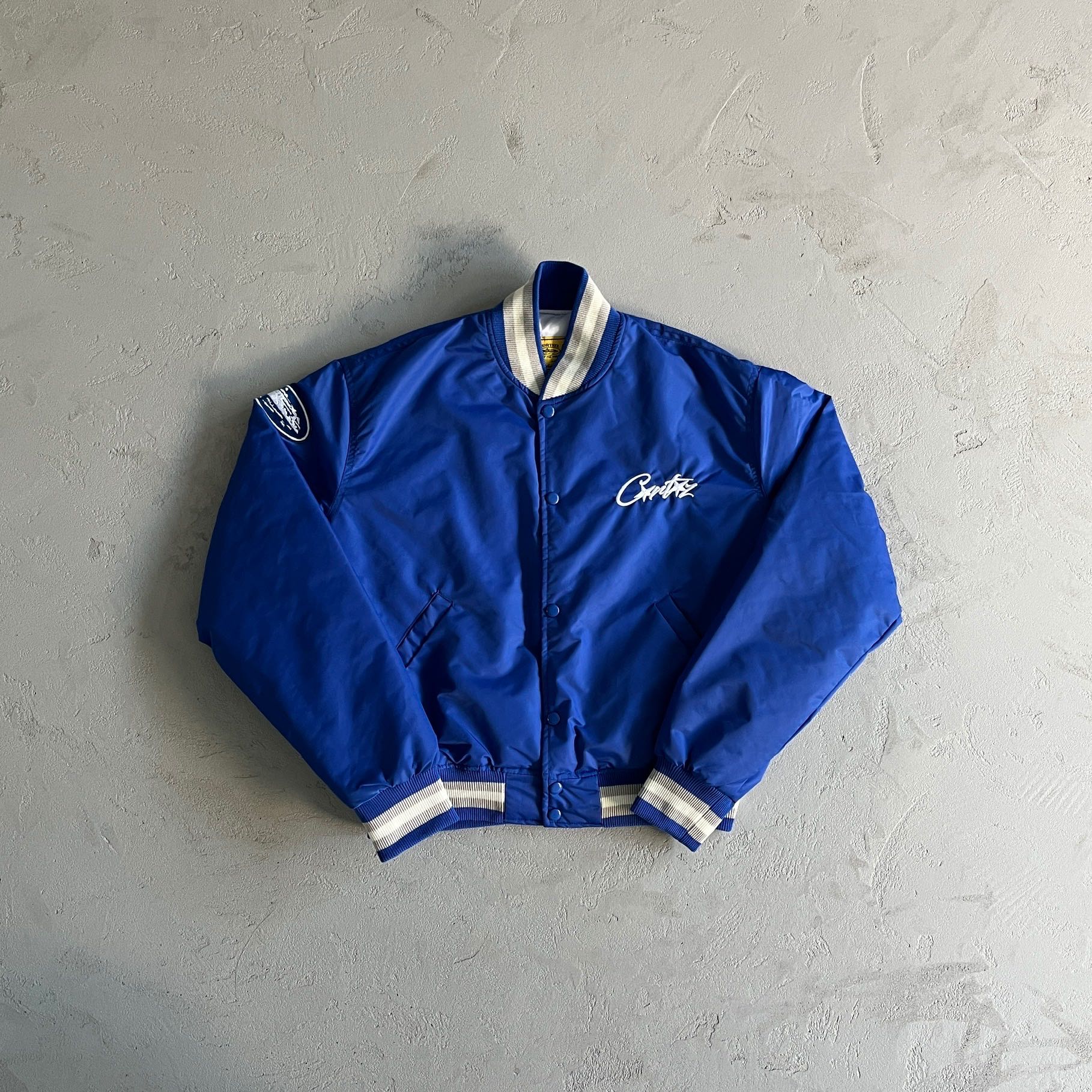 Coryiez stadium Blue varsity Jacket