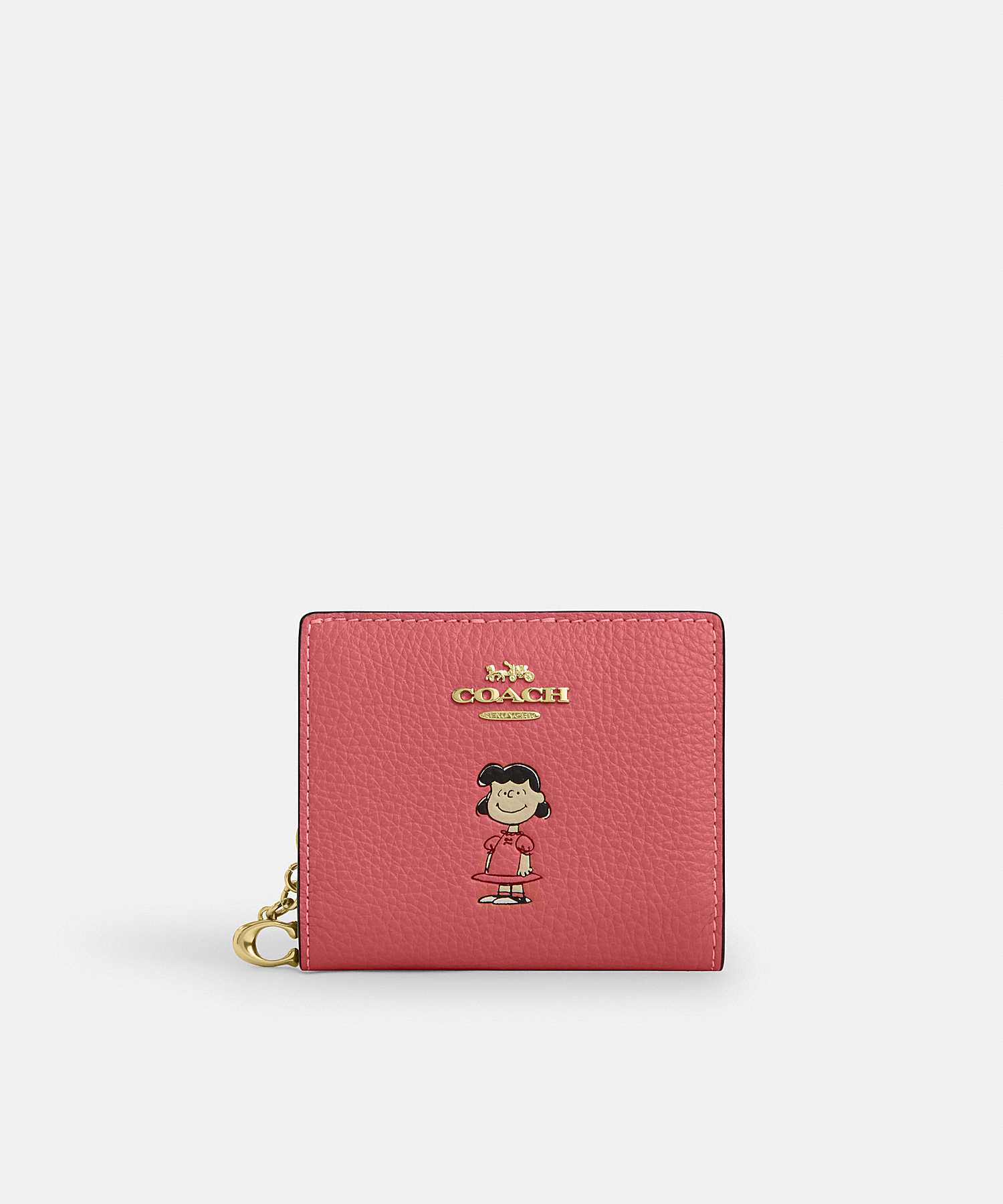 COACH X PEANUTS SNAP WALLET WITH LUCY CBN89 IMBCV