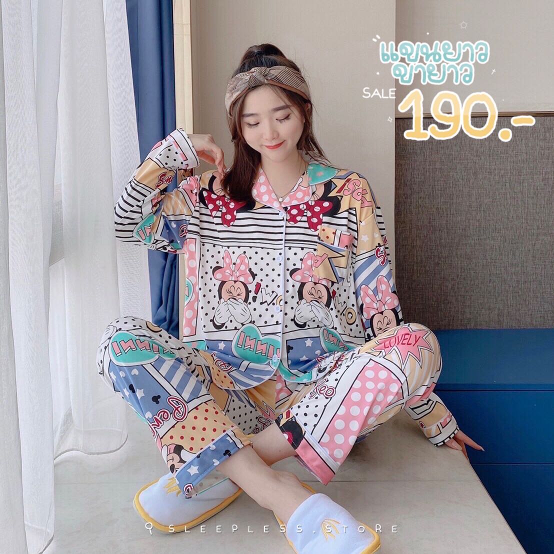 L92 - Micky mouse (แขนยาว+ขายาว)