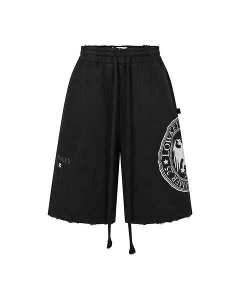 DIMOIR - DRACO SEAL WASHED SWEATSHORTS (Black)