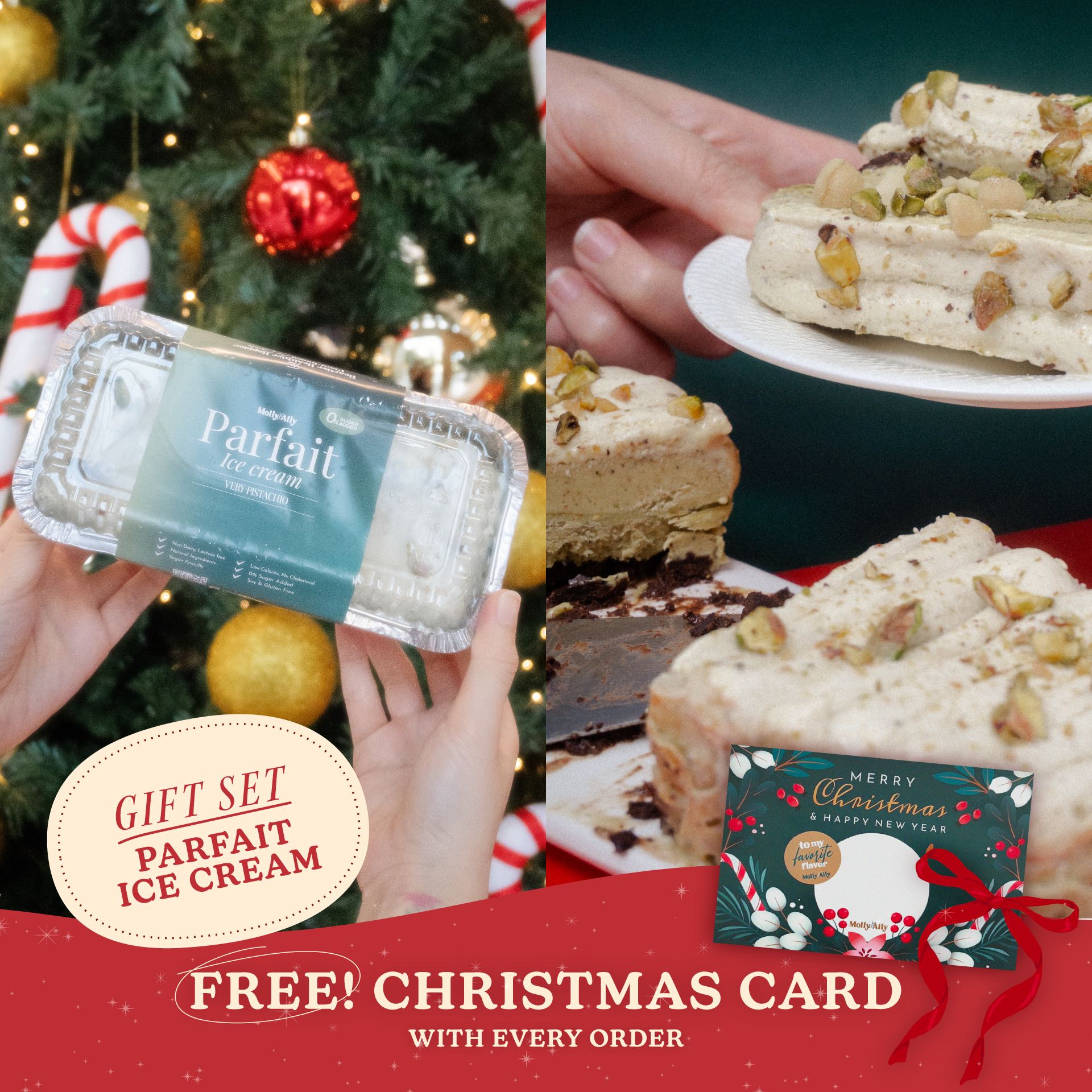 🎄🎁 Molly Ally Gift Set Parfait Ice Cream 🥰💖