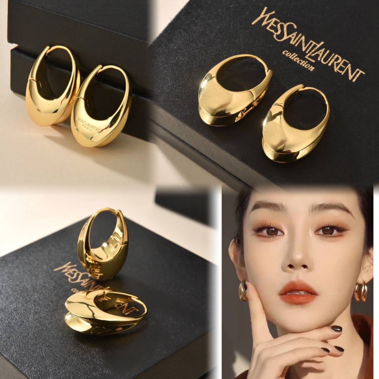 ต่างหู ysl งาน ท้อปเกรด สวยมากกกกกกก🔥