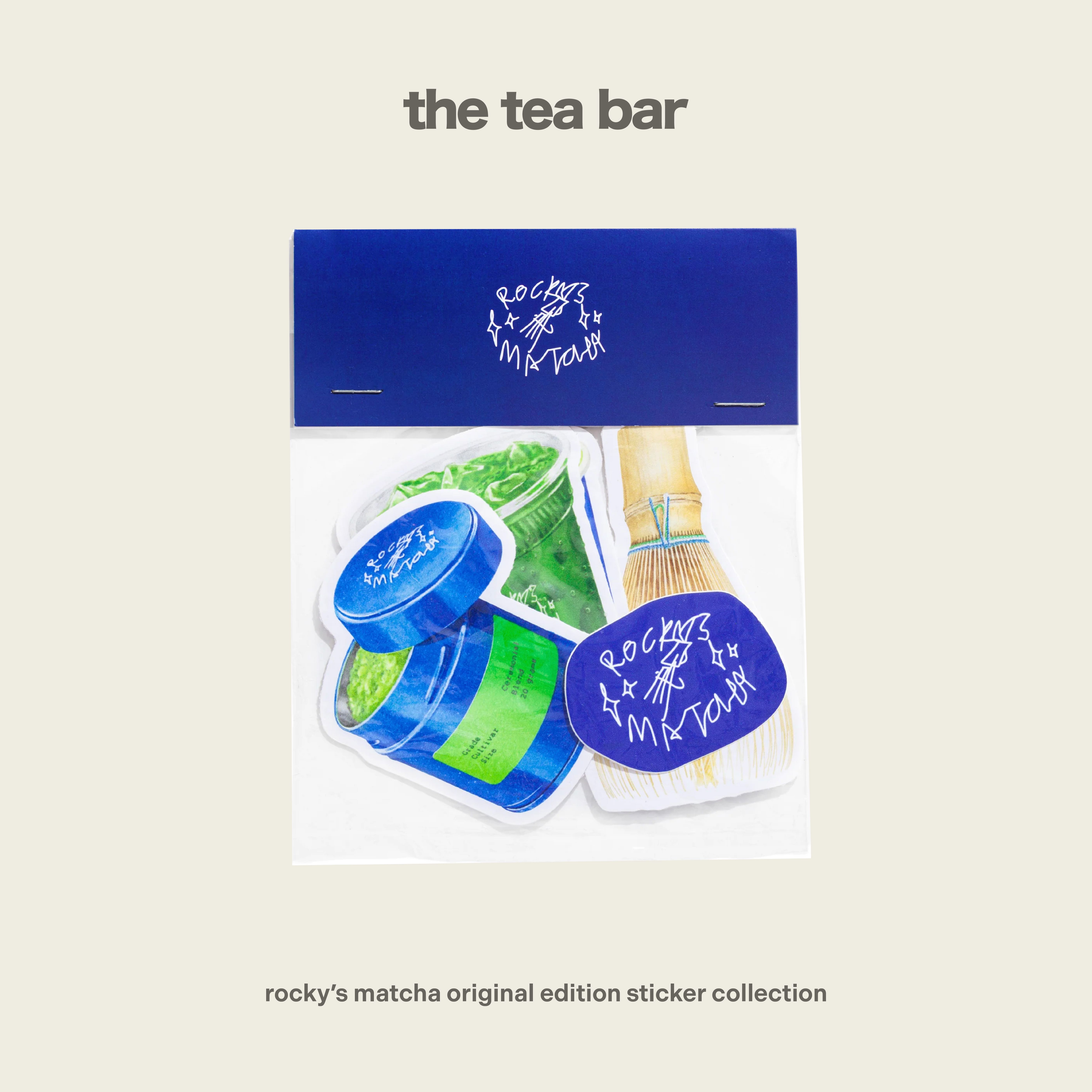 ROCKY'S MATCHA  original edition sticker collection