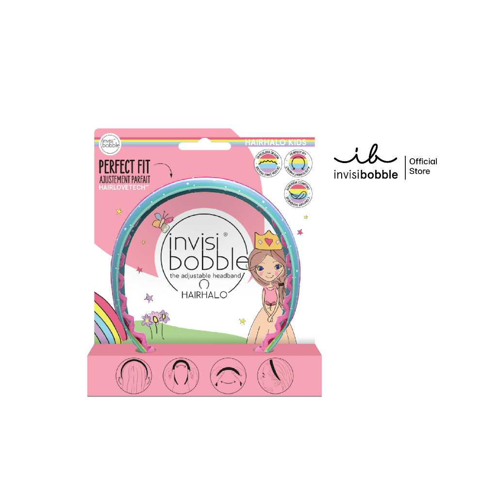 invisibobble ที่คาดผม ผมไม่เป็นรอย รุ่น Hairhalo สี Rainbow Crown (1 กล่องบรรจุ 1 ชิ้น)