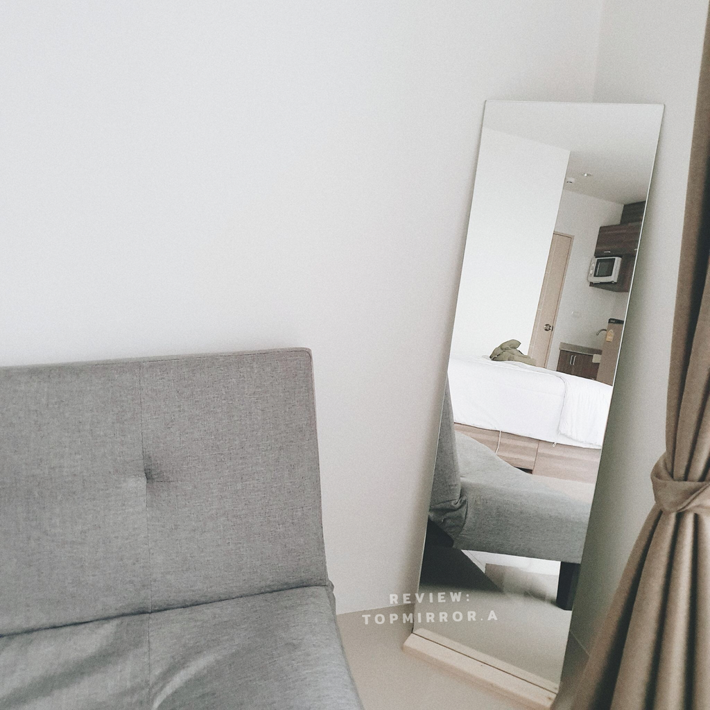 Eco Door ทรงเหลี่ยม 35x120 ซม. (แถมฟรีฐานไม้)