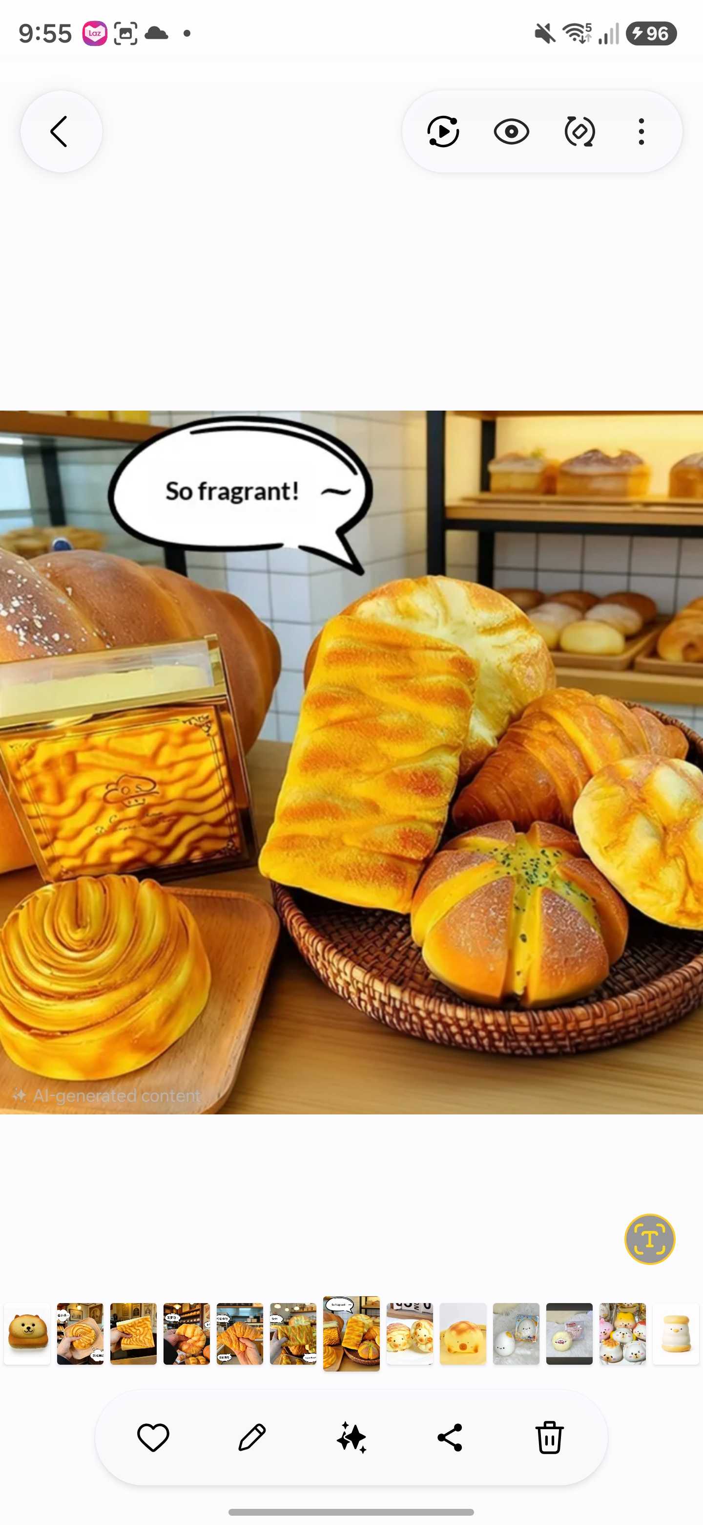 สกุชชี่ขนมปัง (พร้อมส่ง ไม่มีกล่อง)