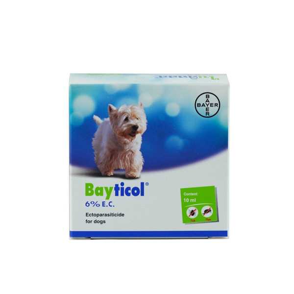 BAYTICAL ไบติคอล ผลิตภัณฑ์ผสมน้ำฆ่าเห็บ หมัด 10 มล.