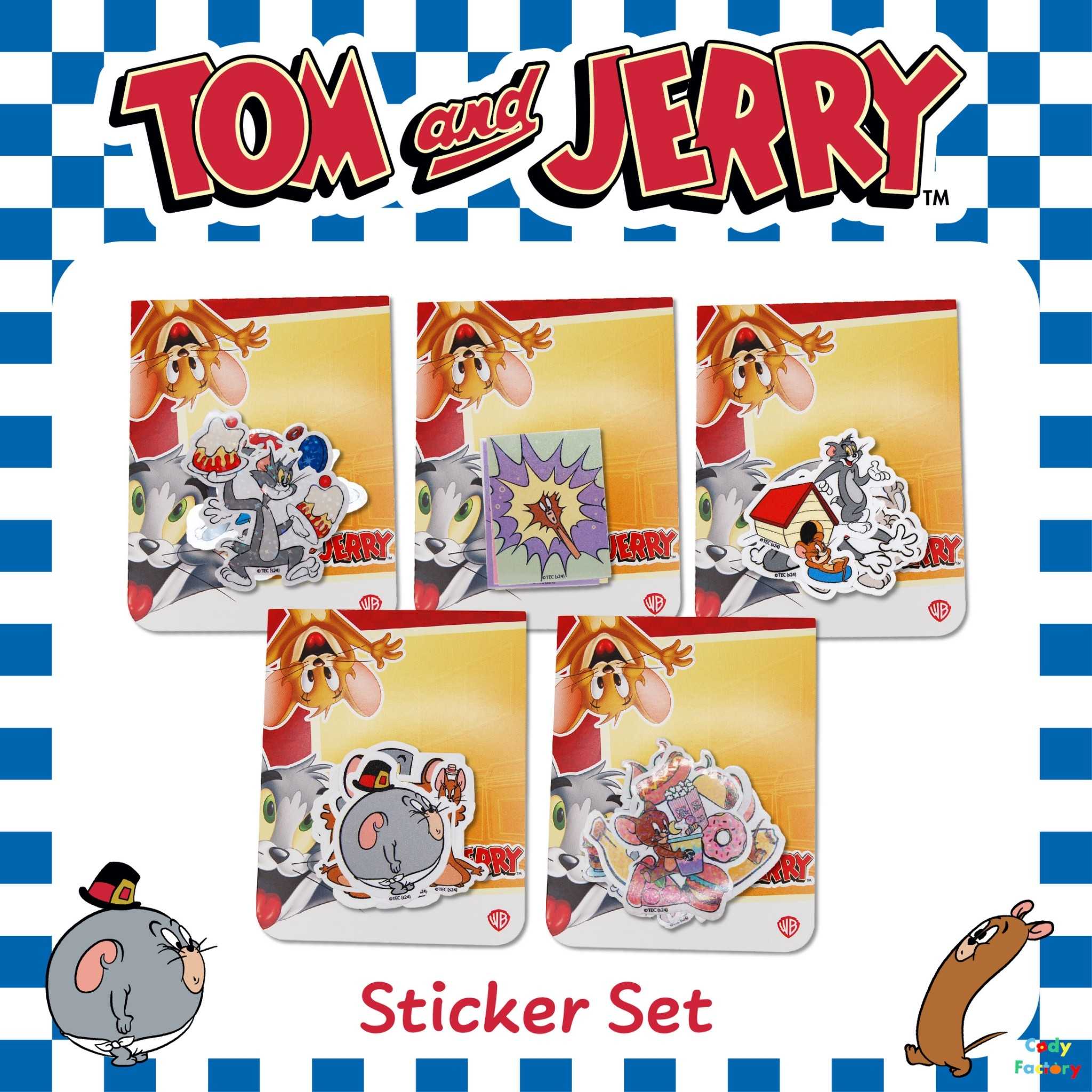 SET STICKER (Tom and Jerry)