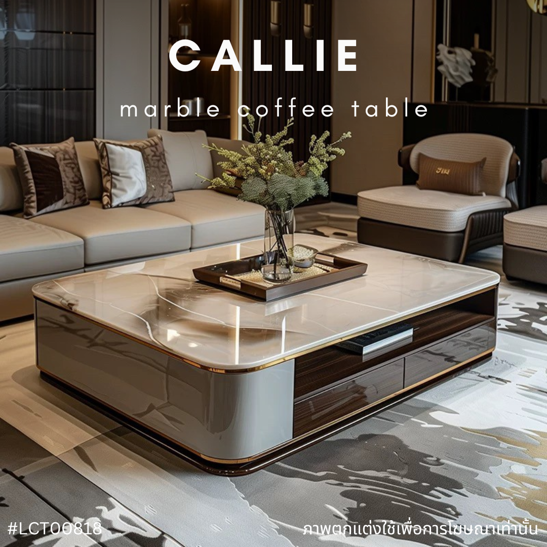 ⚜️CALLIE marble coffee table