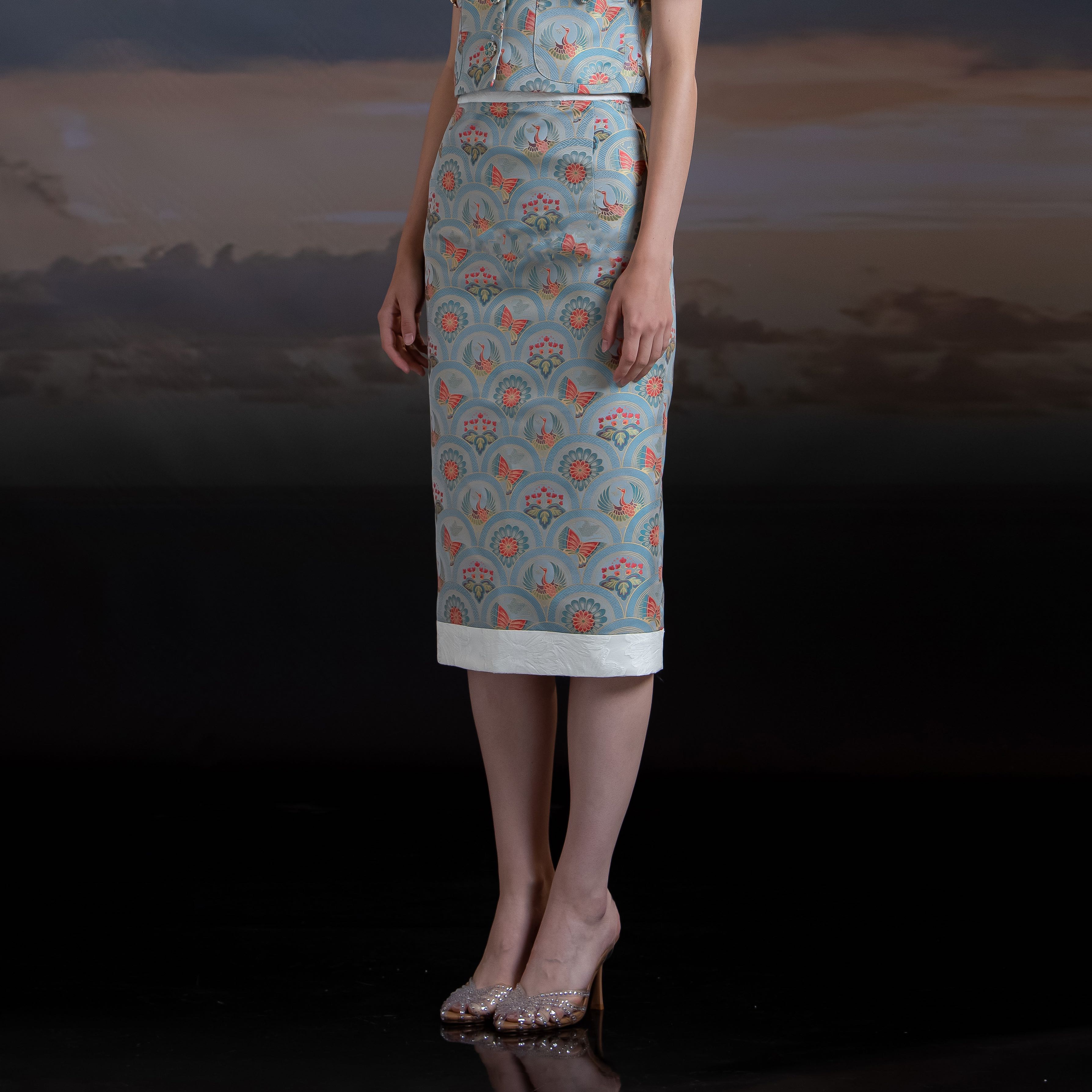 Pencil Panels Skirt