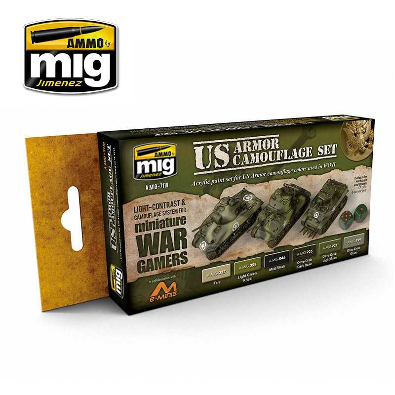 AMIG7119 WARGAME US ARMOR SET