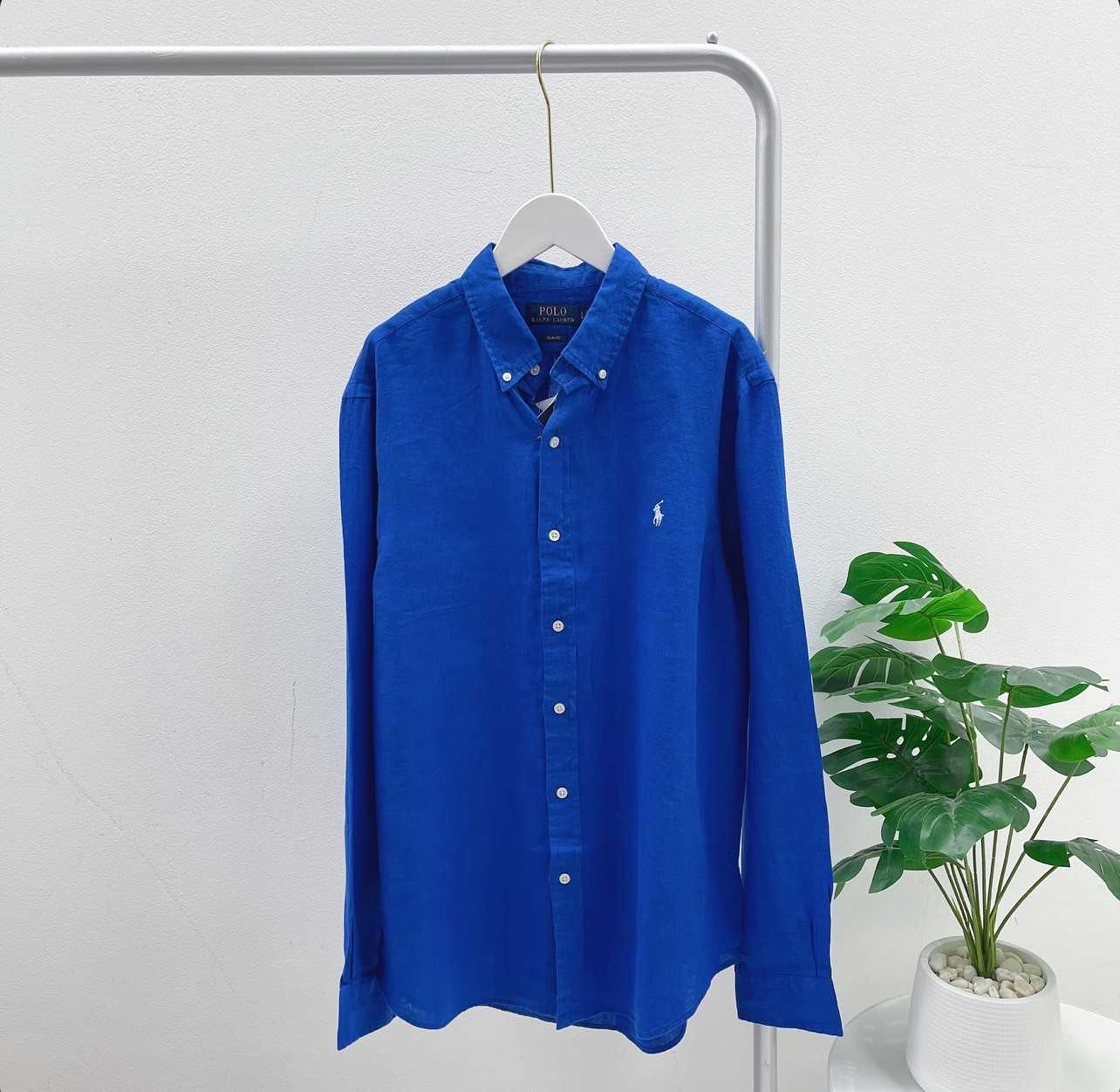 Ralph Lauren Linen Shirt Blue (Adult)