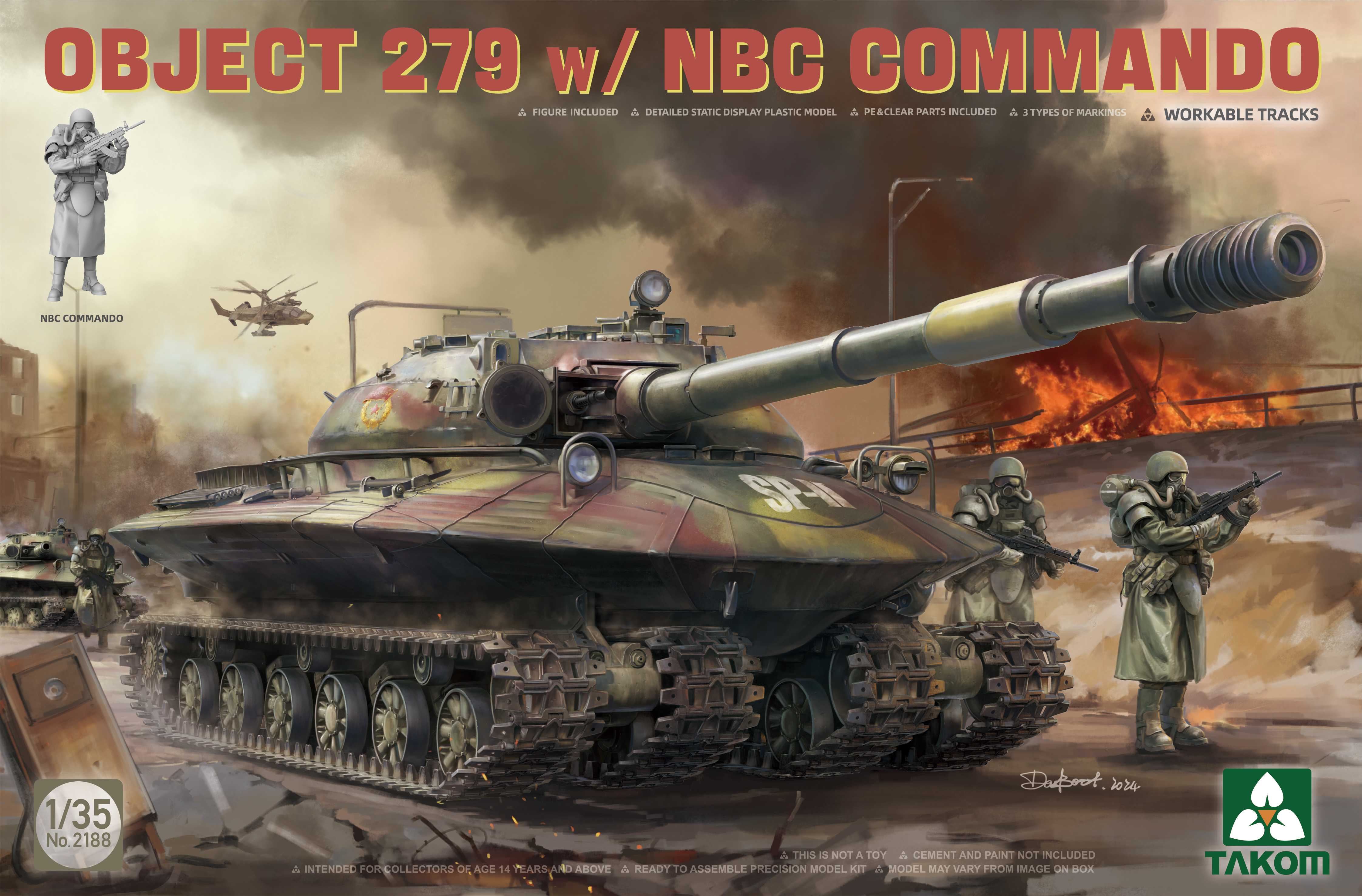 1/35 OBJECT 279 w/NBC COMMANDO