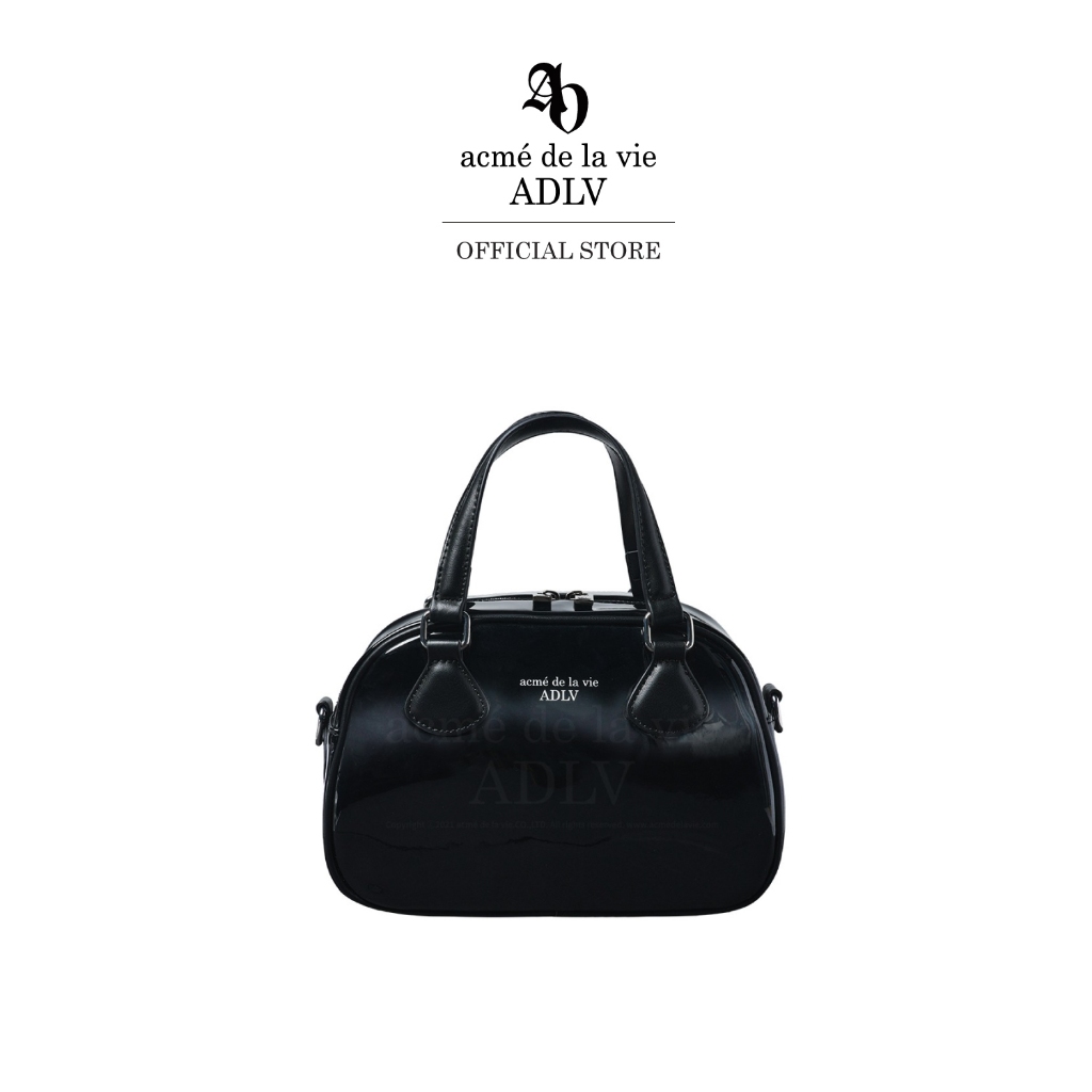 ADLV [acme de la vie] กระเป๋ารุ่น Enamal Bowling Tote Bag Black