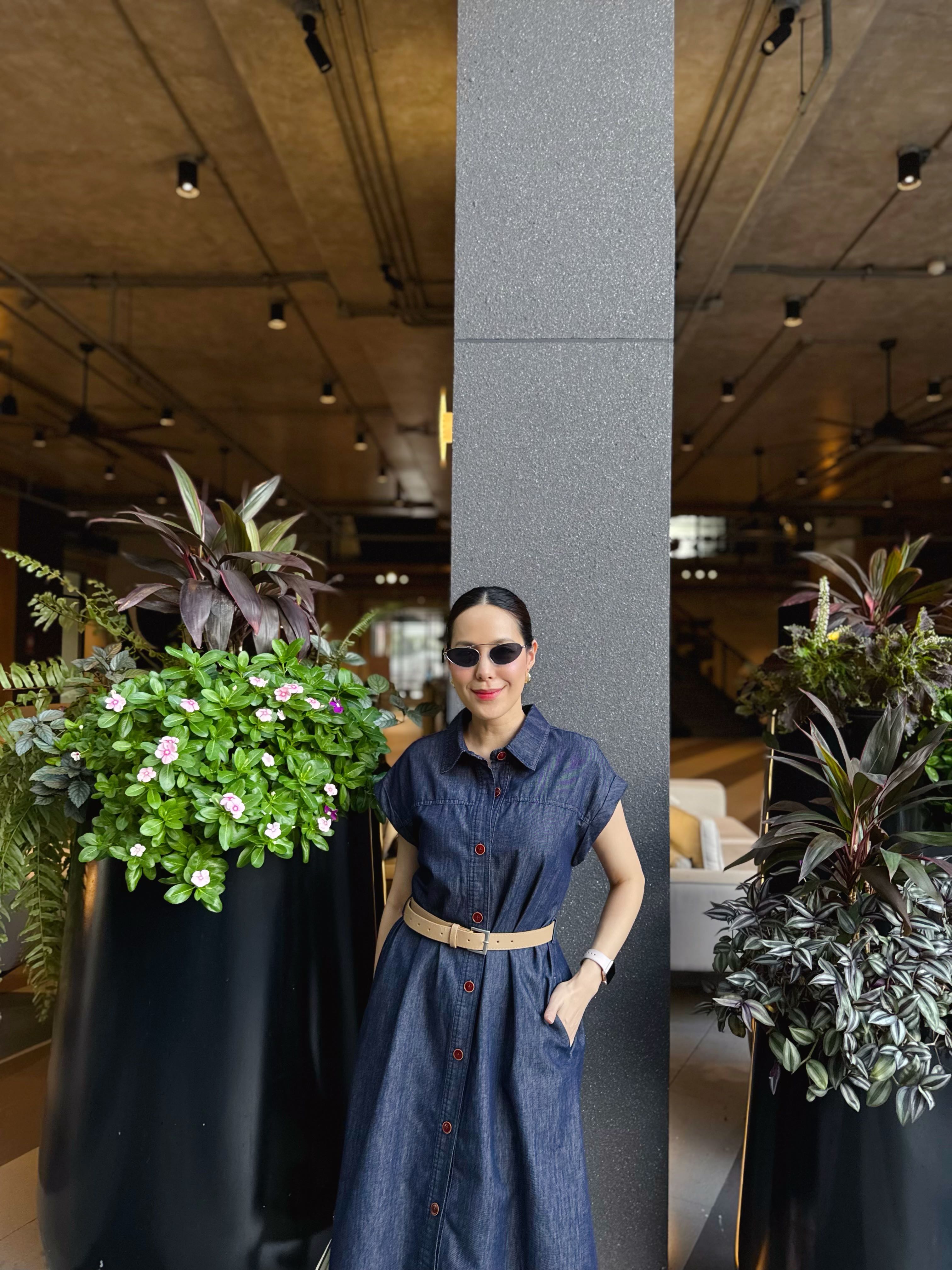  ✨ Denim Dress 101 with Belt 