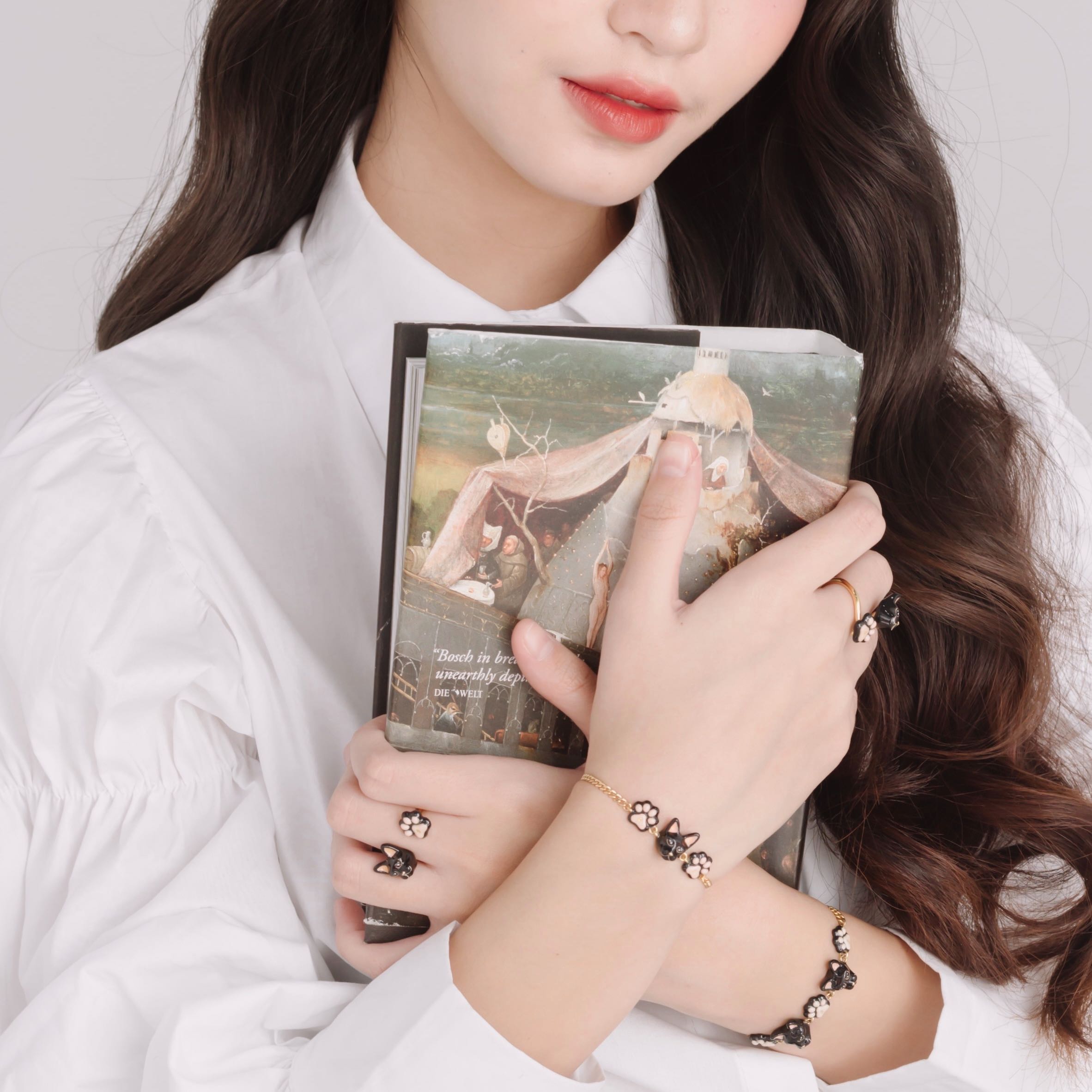 Cool cat : The Black Siamese  Bracelet (3) สร้อยข้อมือแมวSiameseดำ