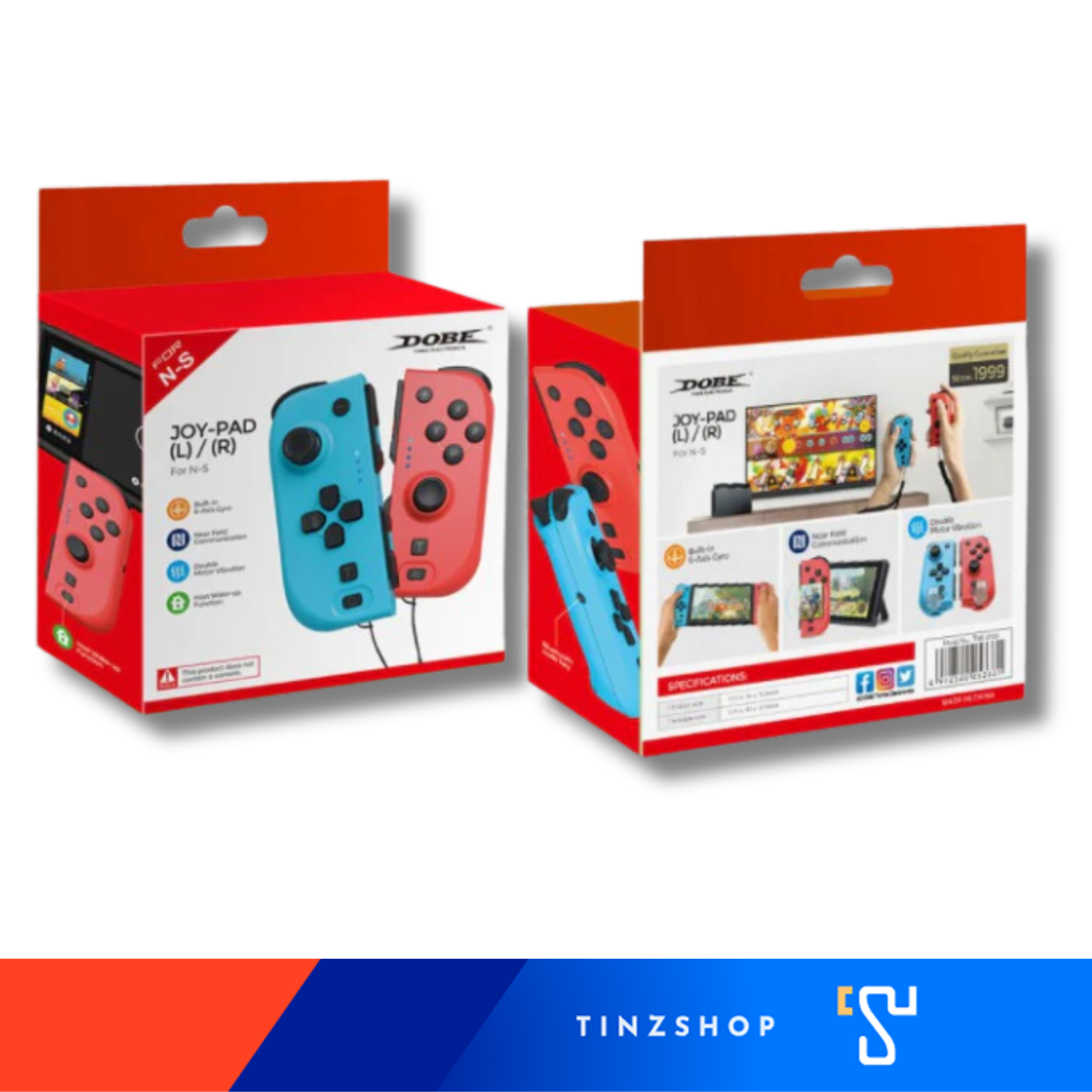 DOBE TNS-0163 Joy-con Double Motor Vibration Joy Pad for Nintendo Switch
