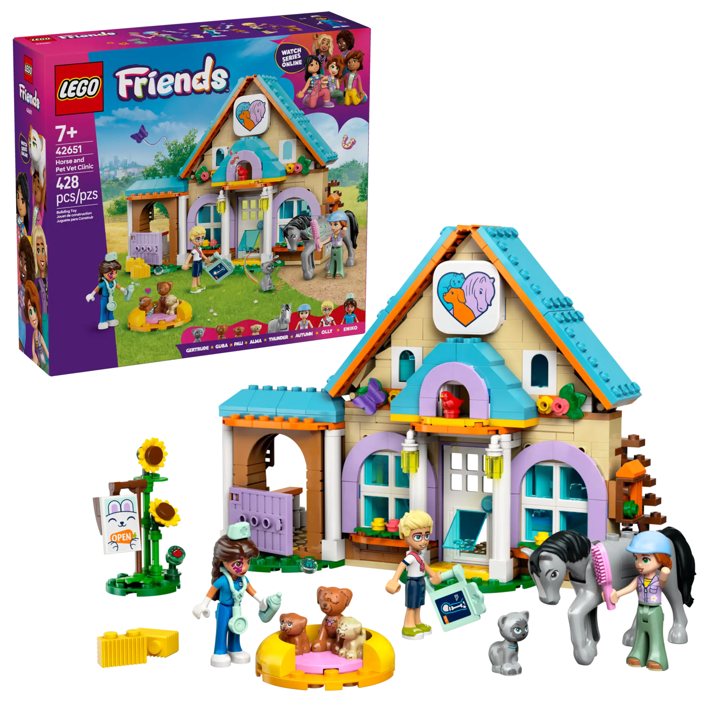 LEGO 42651 Horse and Pet Vet Clinic (สินค้าซื้อแล้วไม่รับเปลี่ยนคืน)