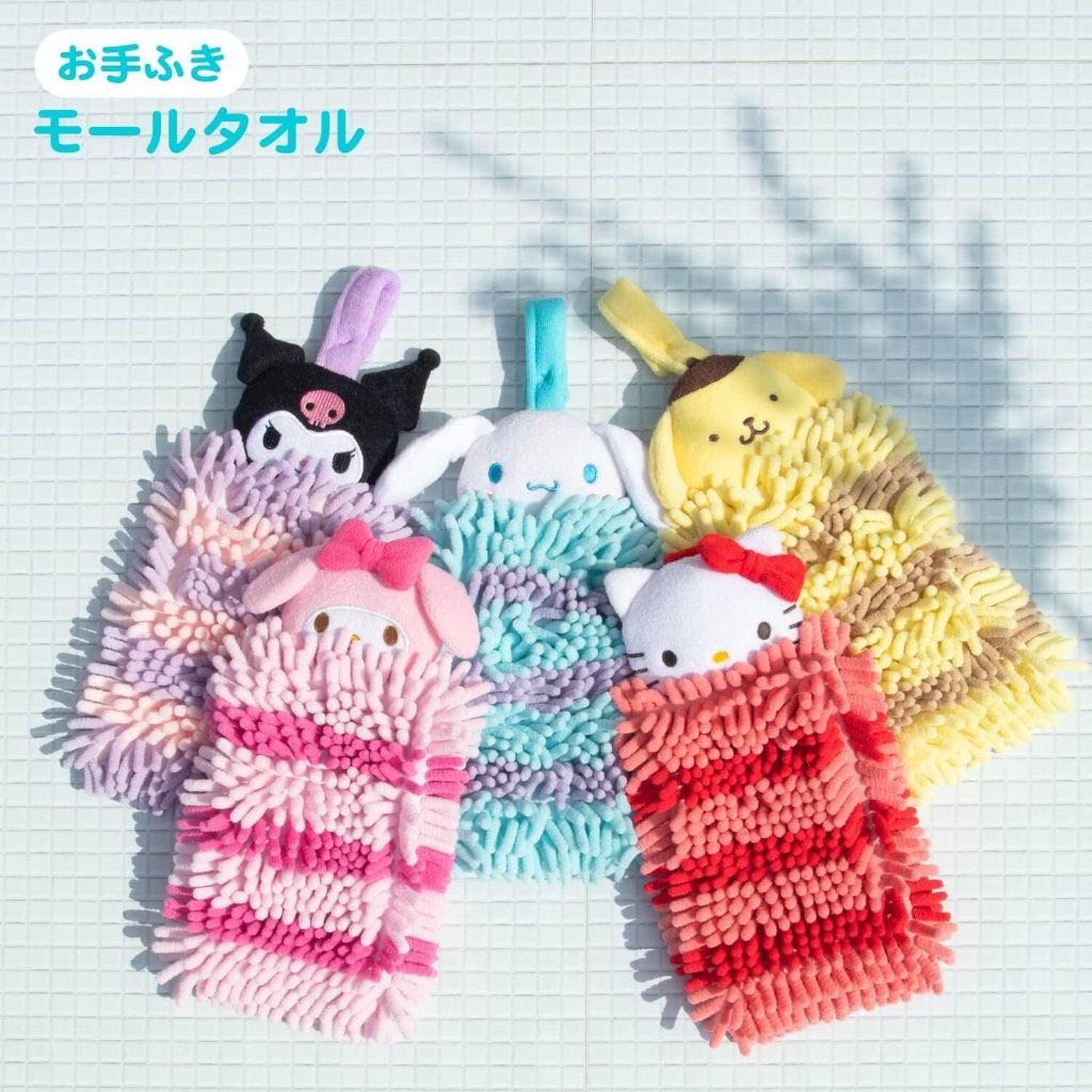 พร้อมส่ง Allthingsgoods - Sanrio Disney Hand Towel ผ้าเช็ดมือมาสคอตน่ารัก ขนนุ่ม ใช้งานอเนกประสงค์