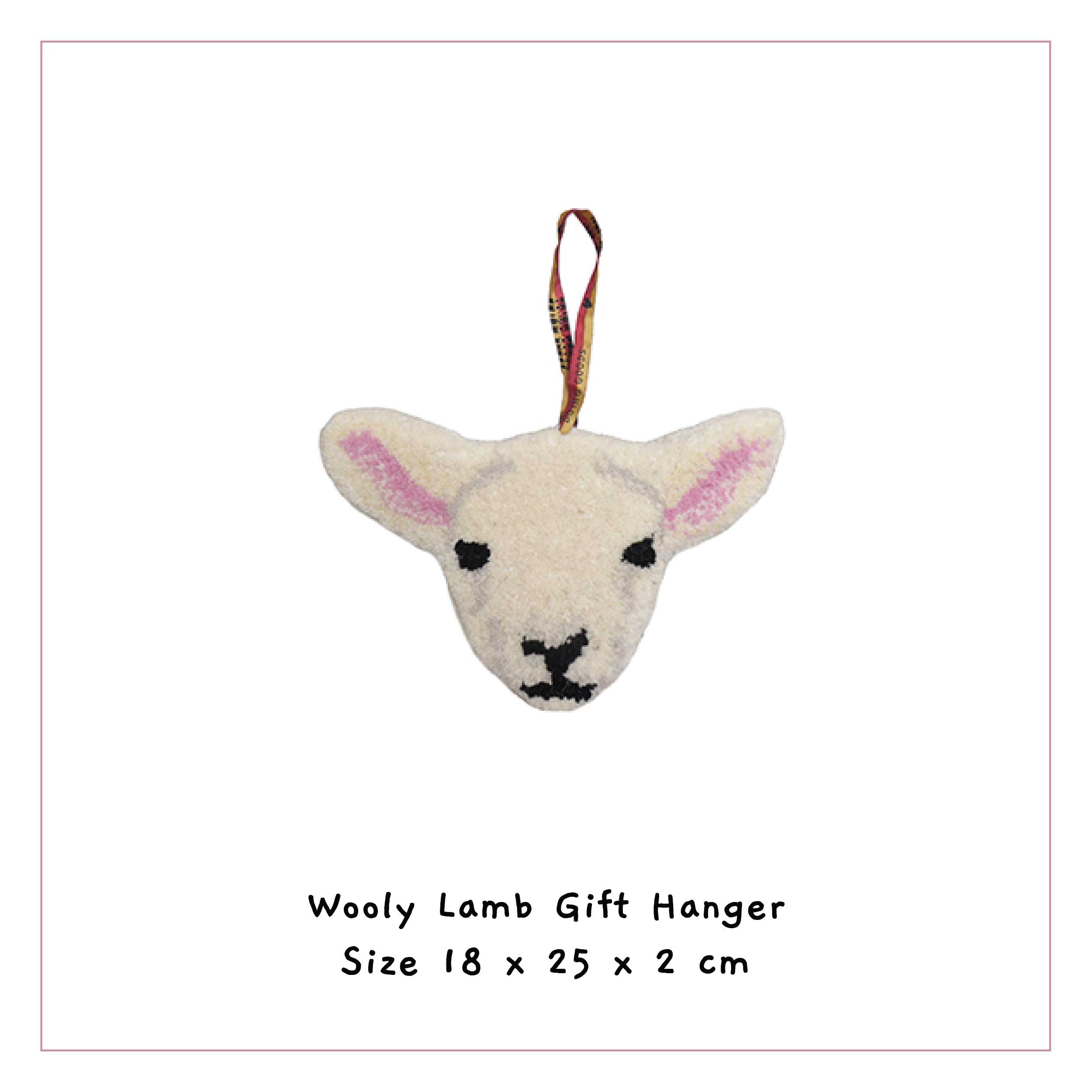 Woolly Lamb Gift Hanger