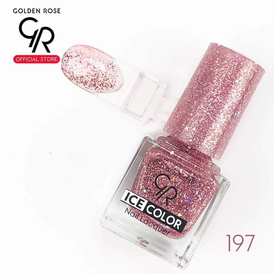 Golden Rose โกลเด้น โรส สีทาเล็บ ไอซ์ เนลล์ 6 มล. Ice no.197