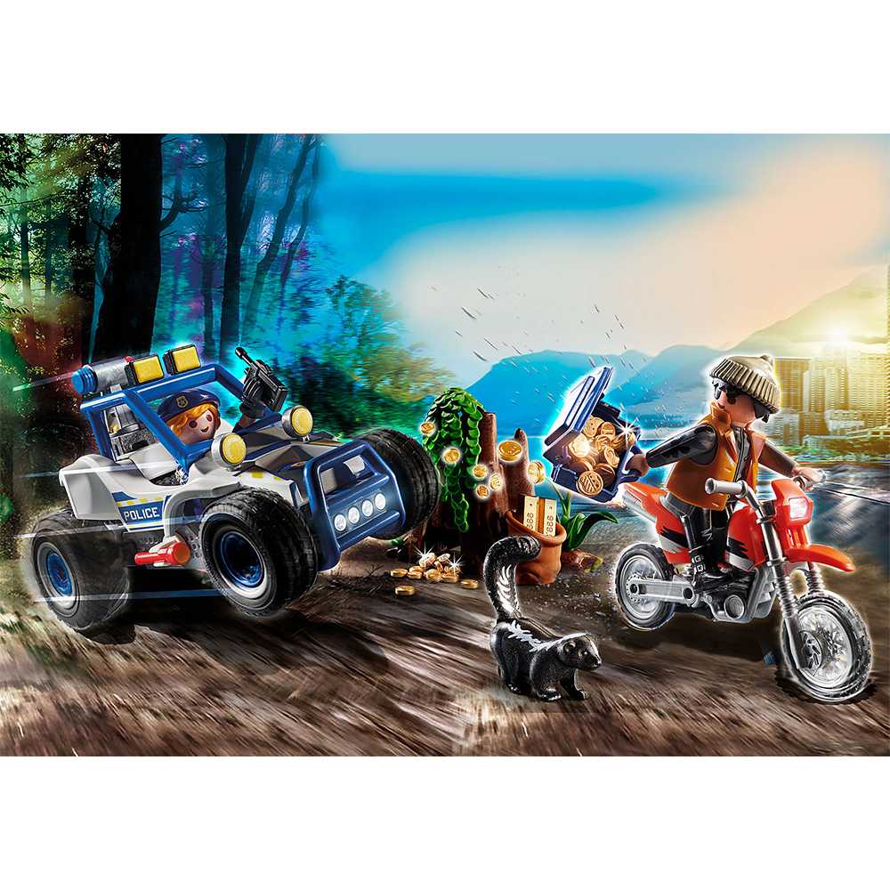Playmobil 70570 Police Off-Road Car with Jewel Thief ตำรวจ รถออฟโรดของตำรวจกับโจรล่าอัญมณี