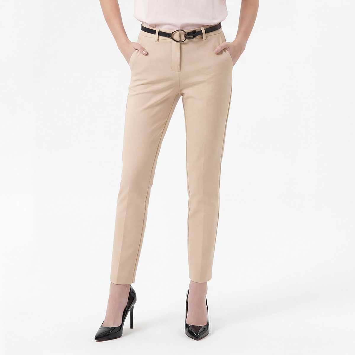 กางเกงทรงสลิม | Slim Trousers | 01034