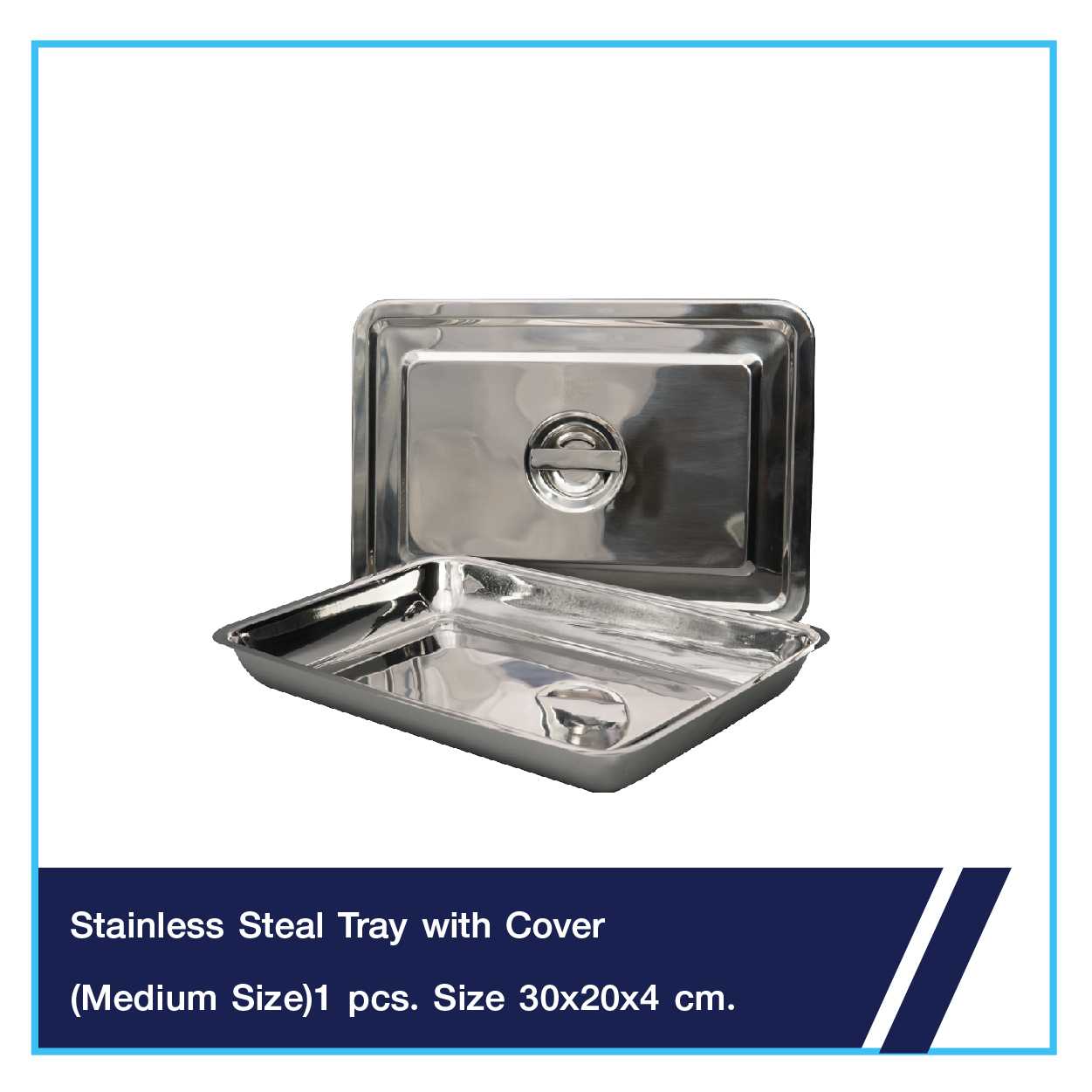 Instrument Tray with Cover กล่องใส่เครื่องมือแพทย์